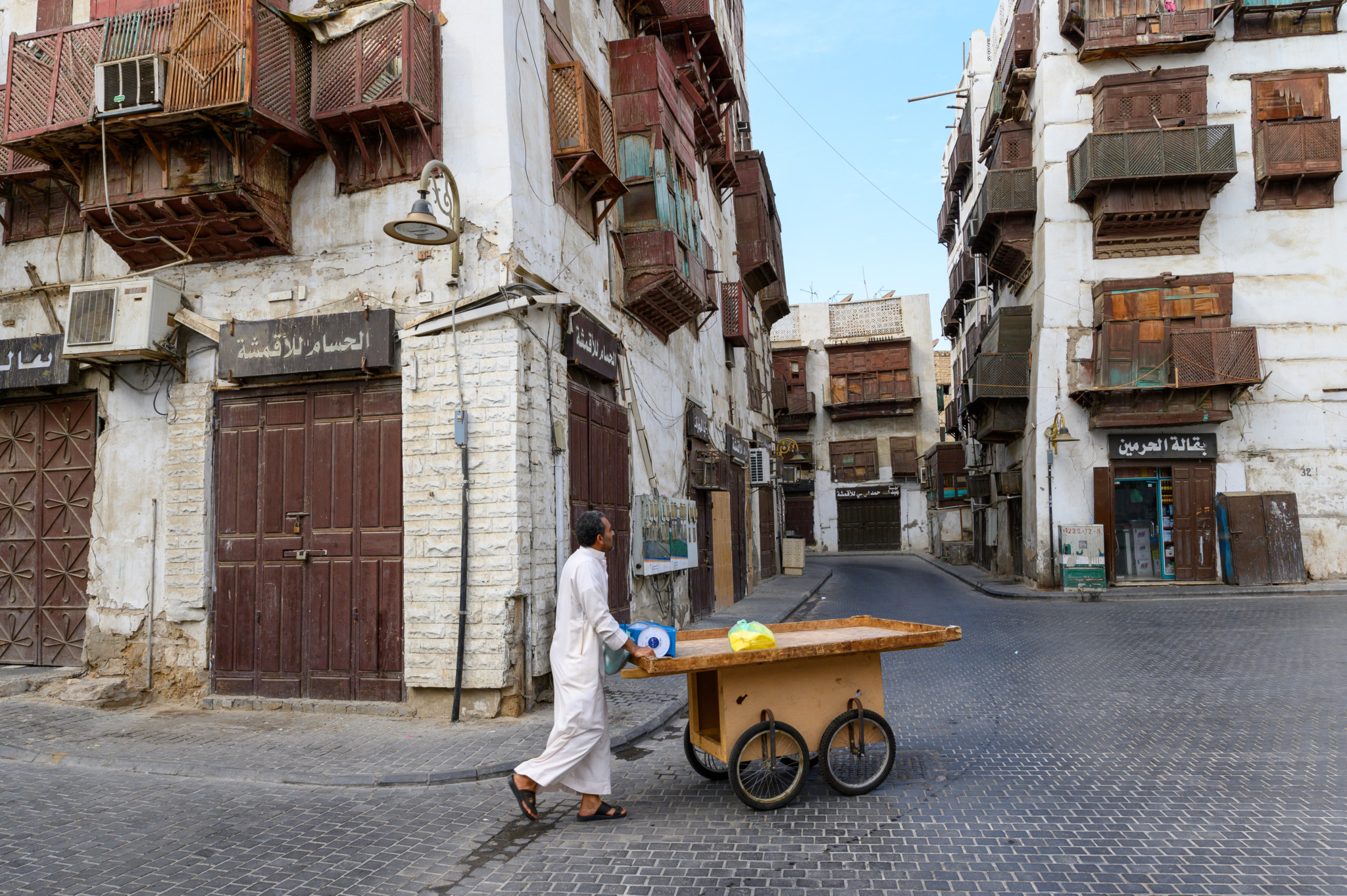 Jeddah Altstadt-Szene