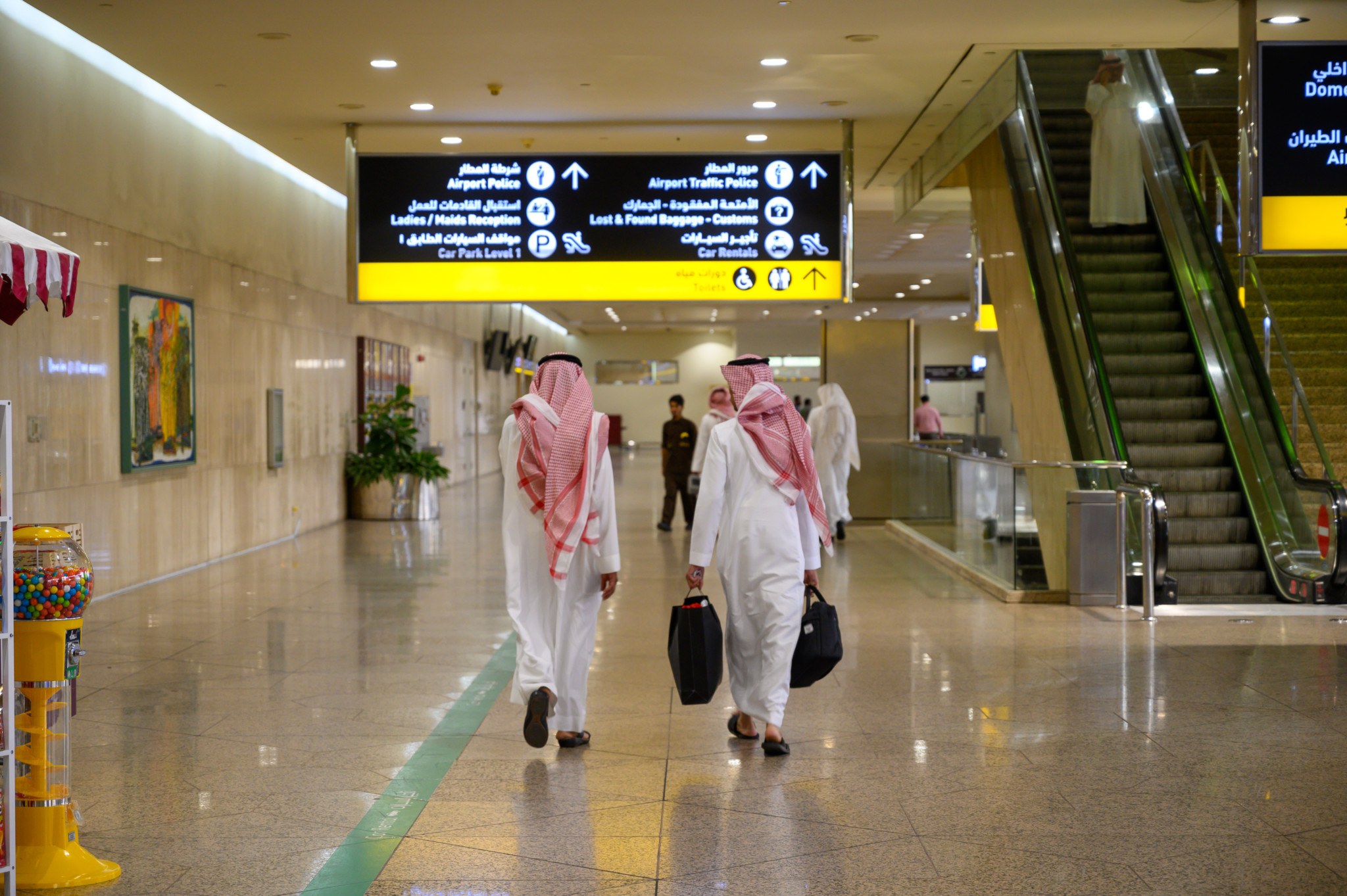 Flughafen von Jeddah in Saudi Arabien