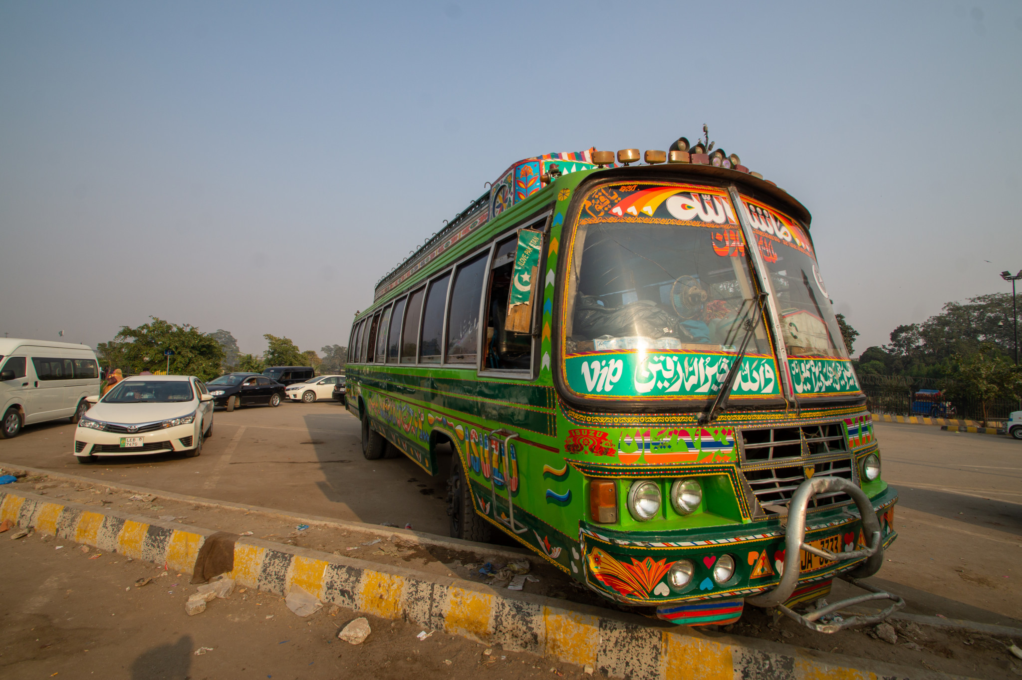 Fortbewegung in Pakistan klappt mit dem Bus ganz gut