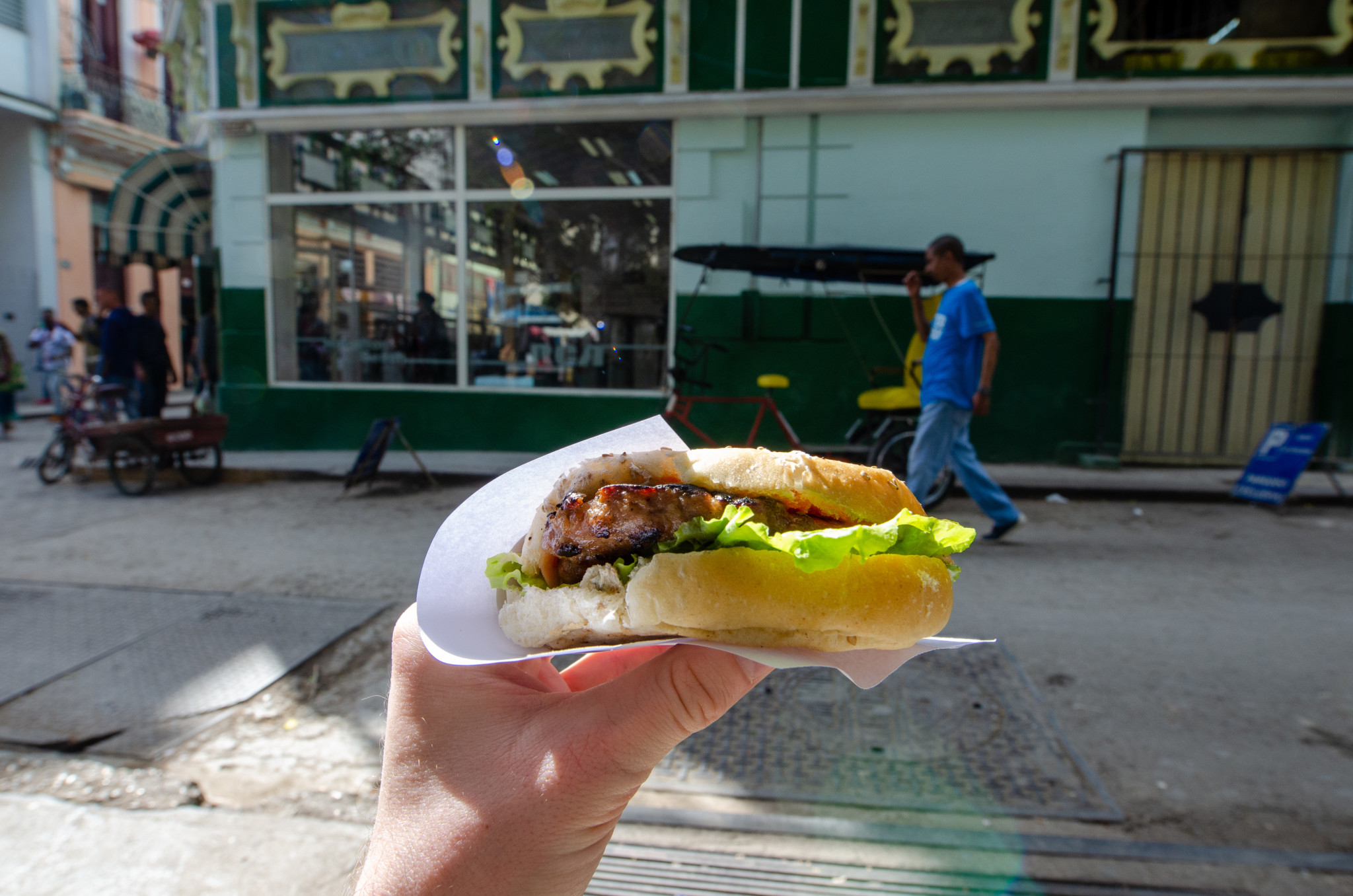 Burger von La Liga in Havanna