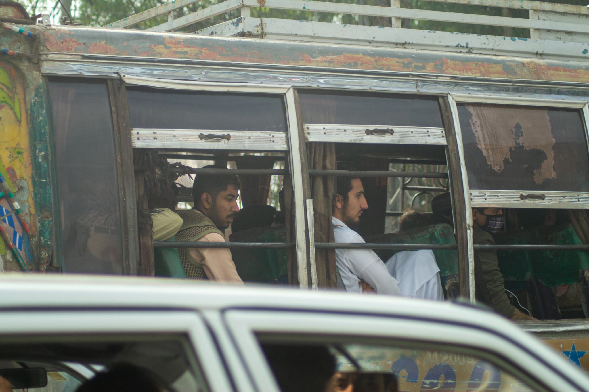 Busfahren klappt in Pakistan sehr leicht