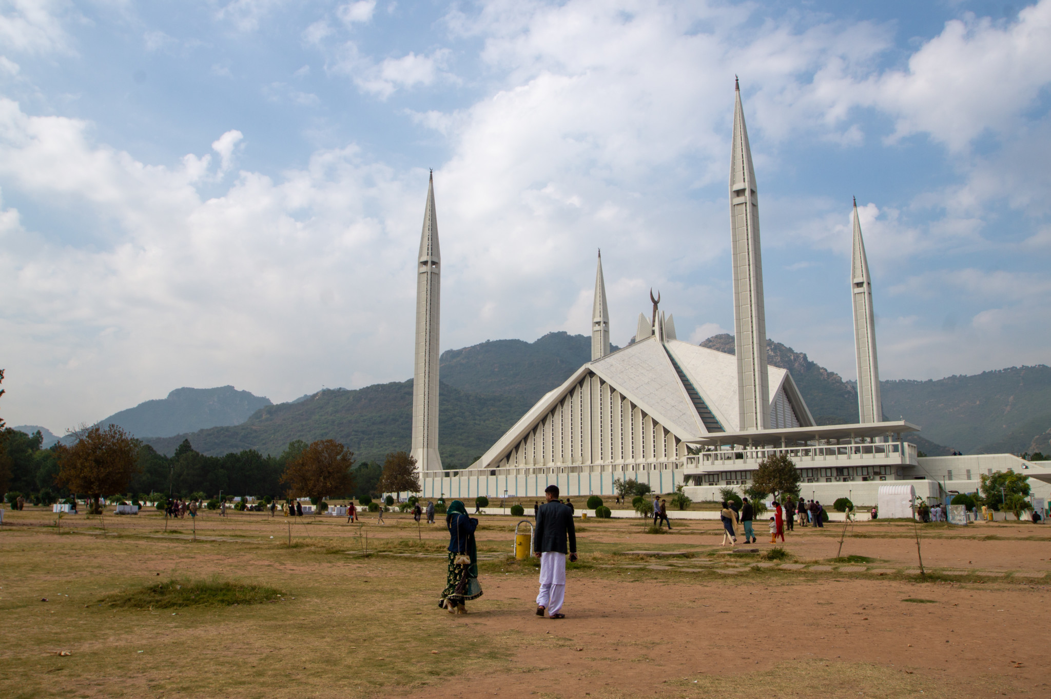 Zu den Sehenswürdigkeiten in Islamabad gehört definitiv die Faisal Moschee