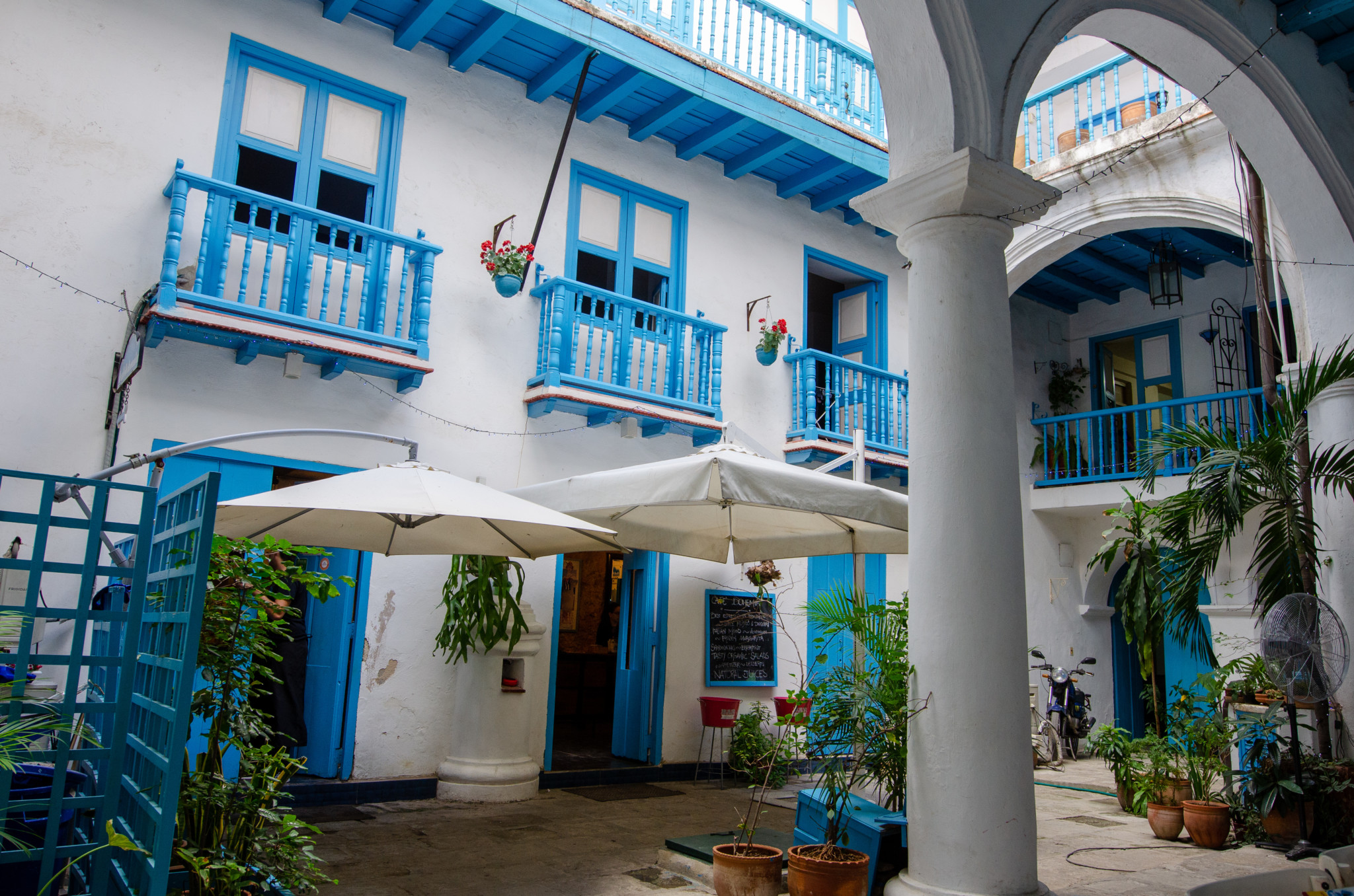 Innenhof vom Restaurant in Habana Vieja