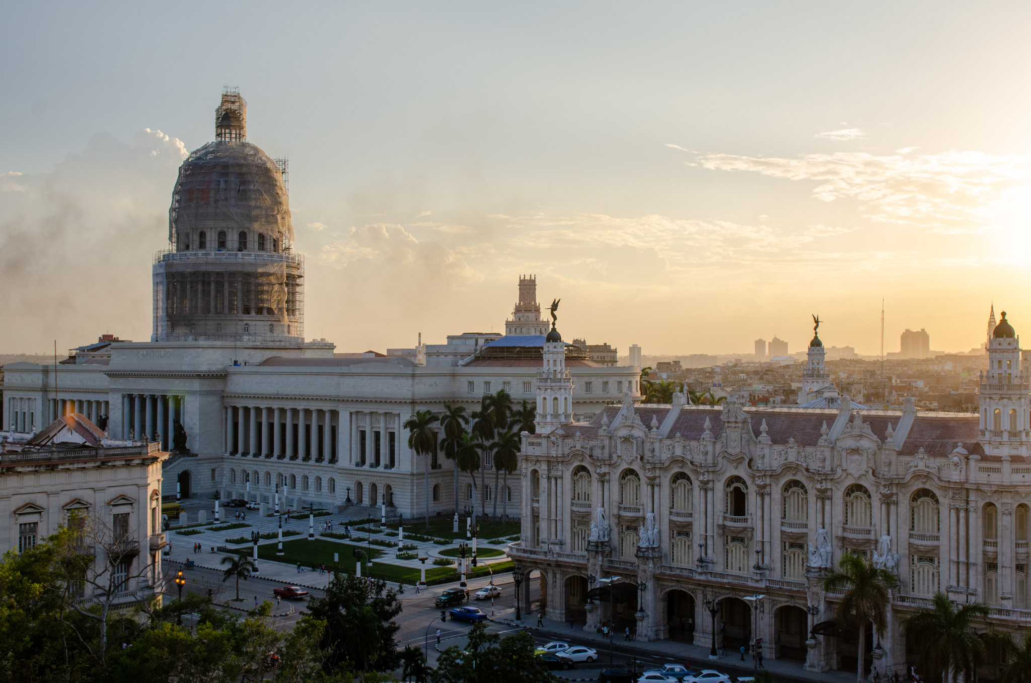 Das Capitol gehört zu den markanten Havanna Sehenswürdigkeiten