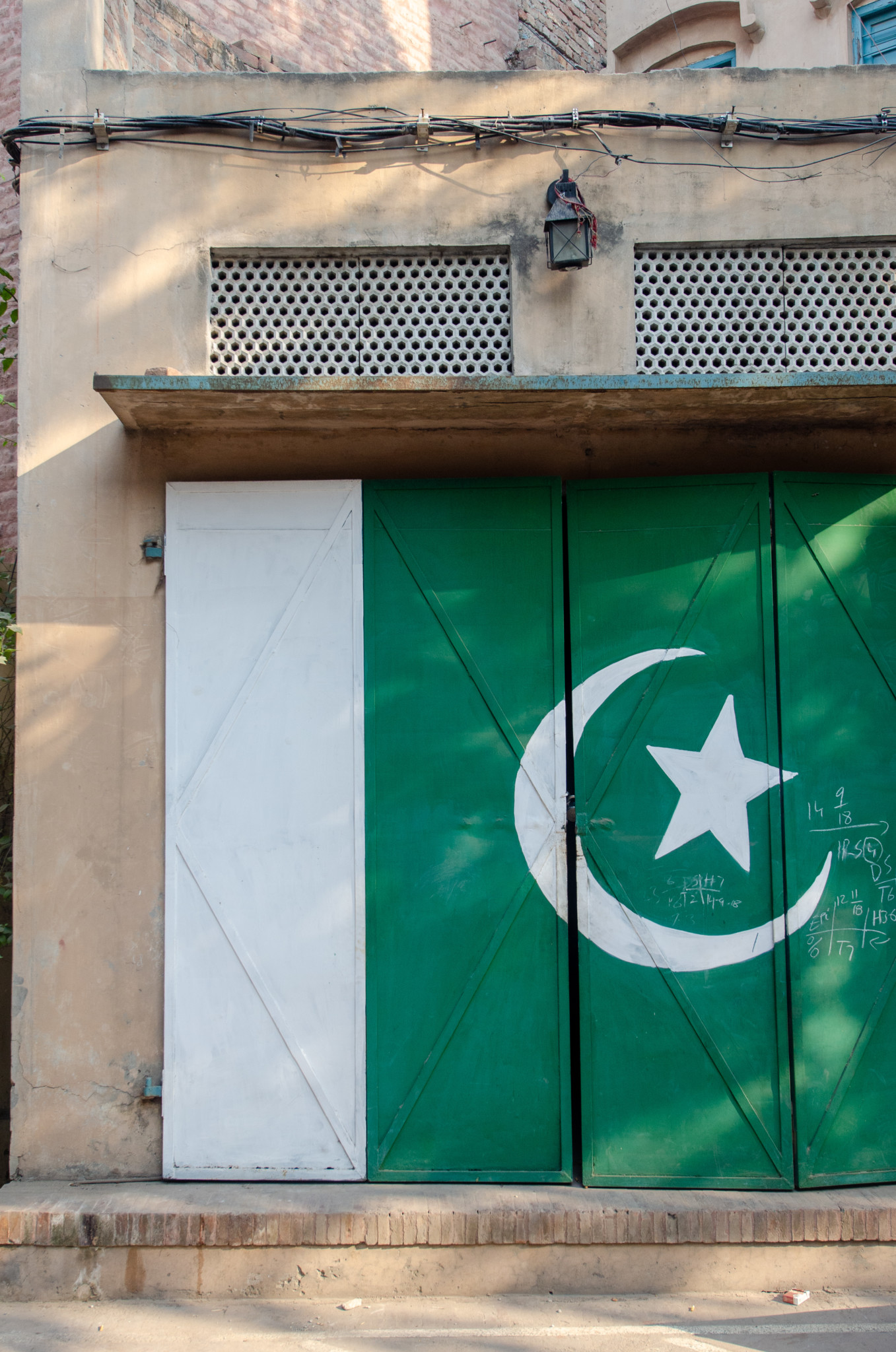 Pakistan-Flagge an jeder Ecke