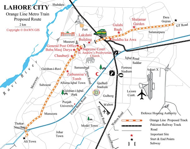 Orange Line Lahore