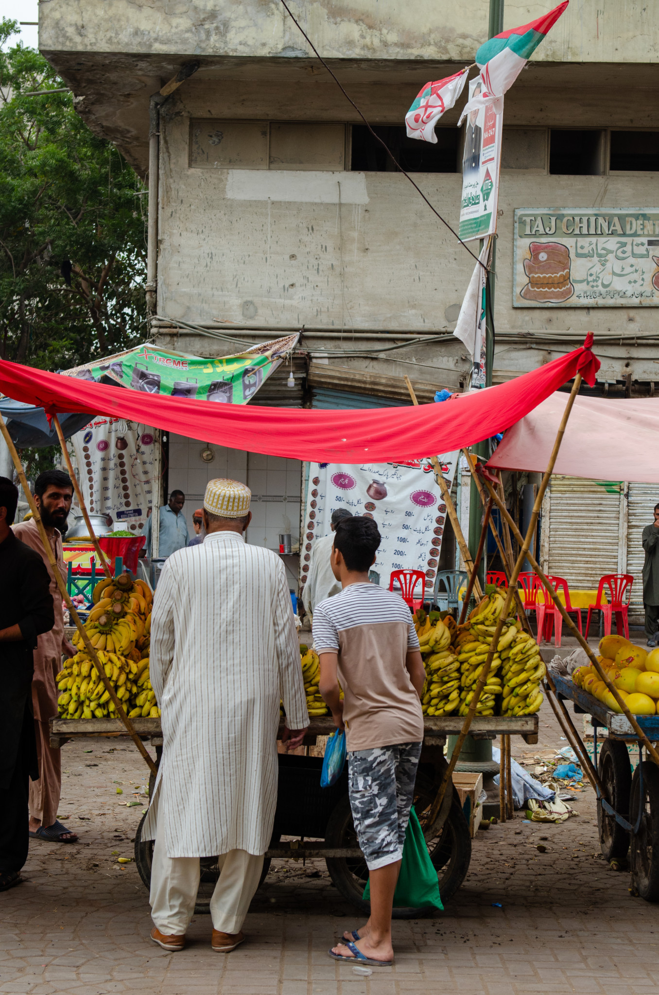 Karatschi Marktstand