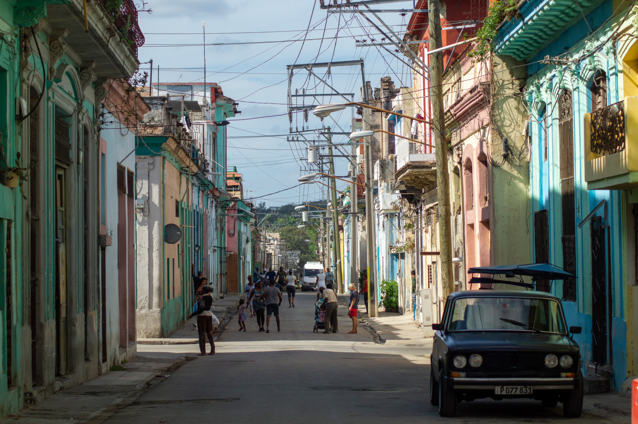 Strassenszene in Havanna