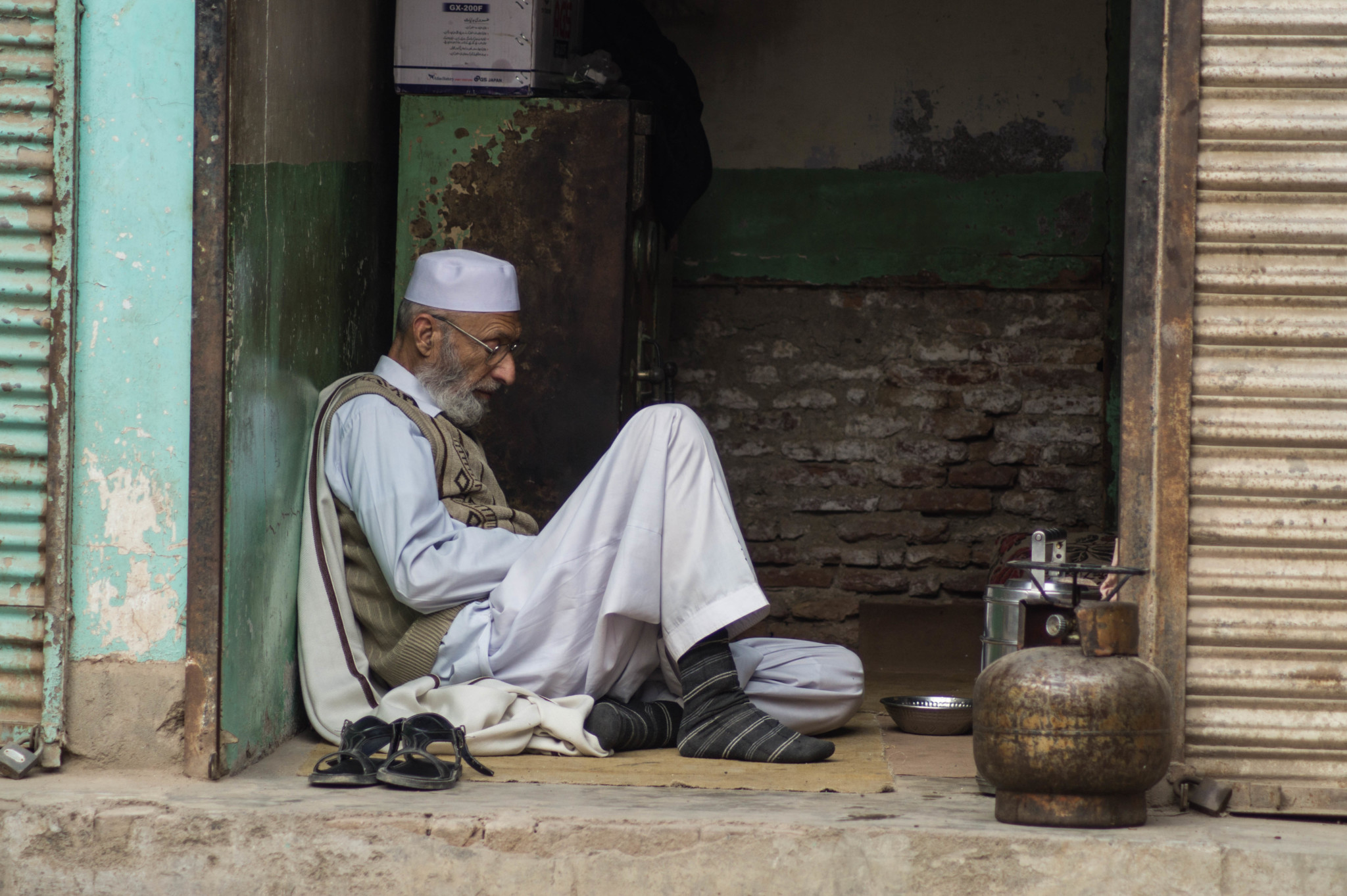 Teeverkäufer in Peschawar Pakistan