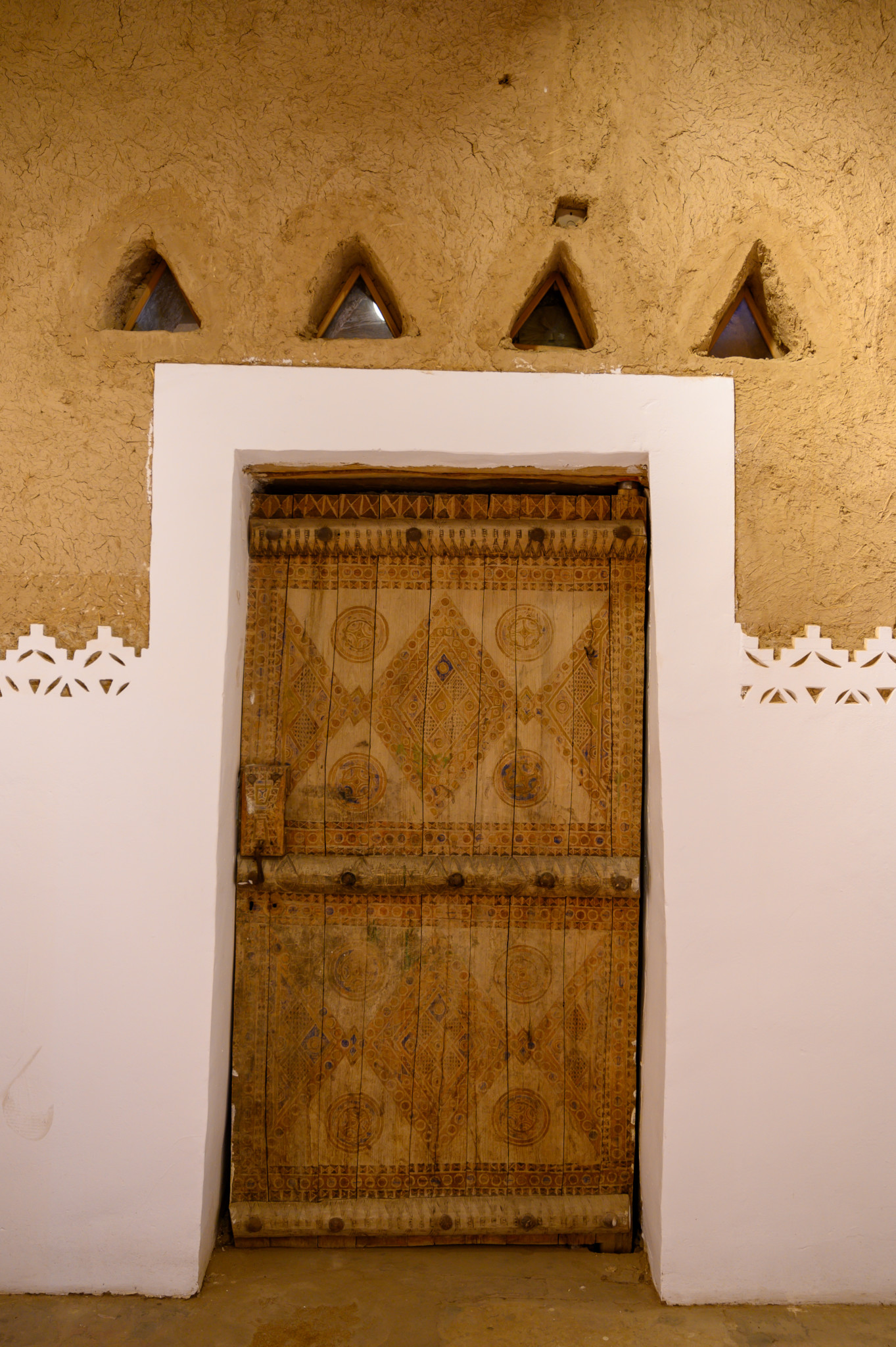 Alte Türen findet man in Riyadh überall