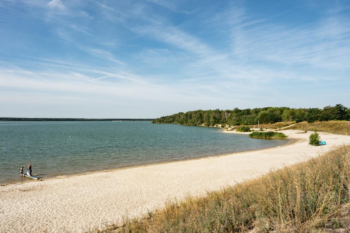 Tipps für die Niederlausitz: Partwitzer See in Brandenburg