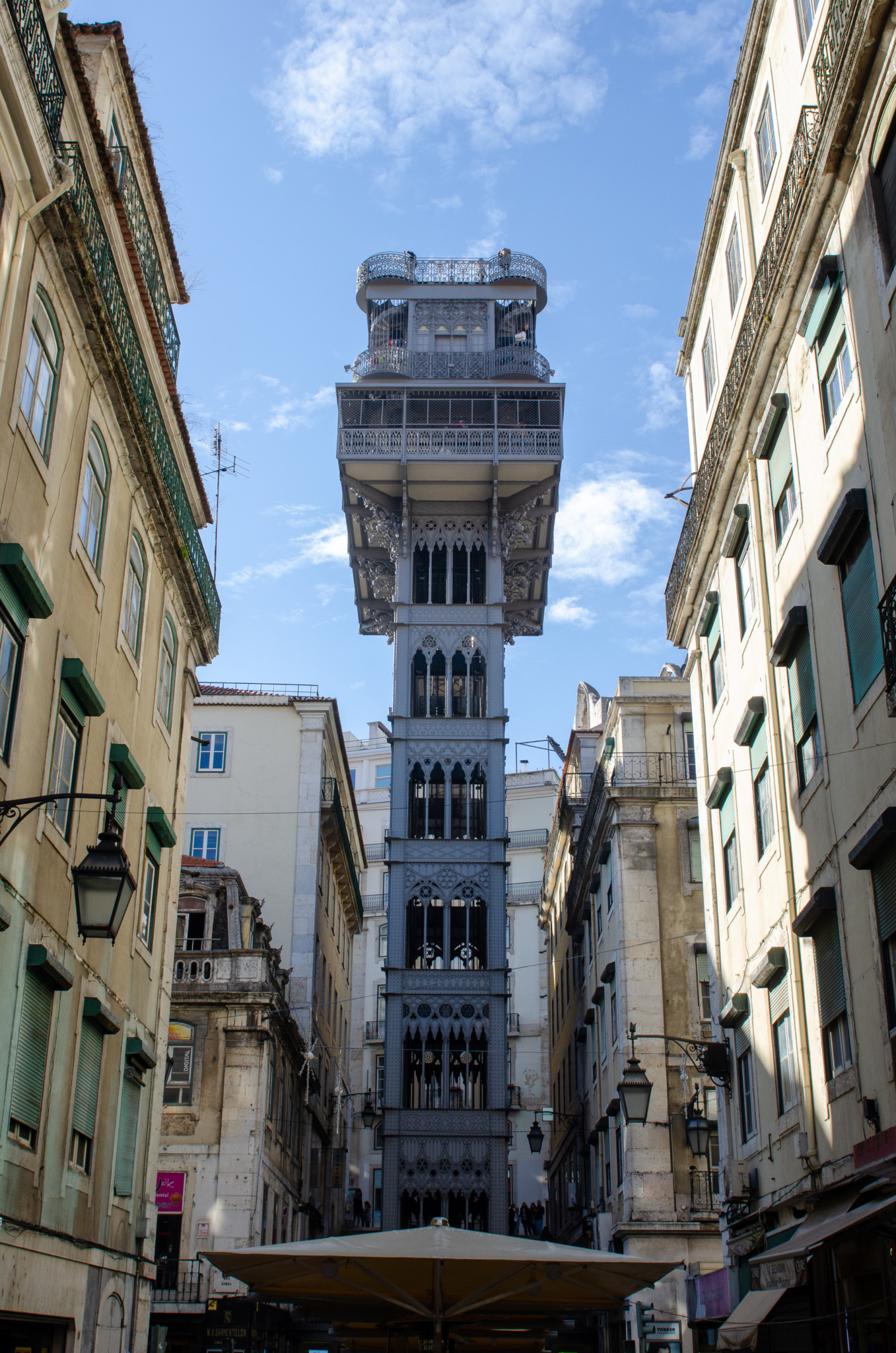 Elevador de Santa Justa in Lissabon