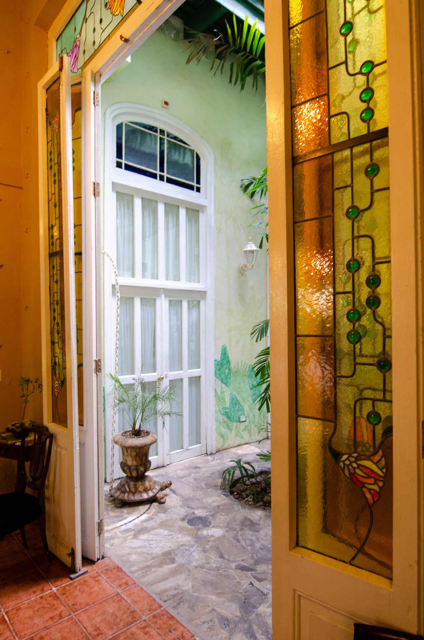 Architektur einer Casa Particular in Kuba