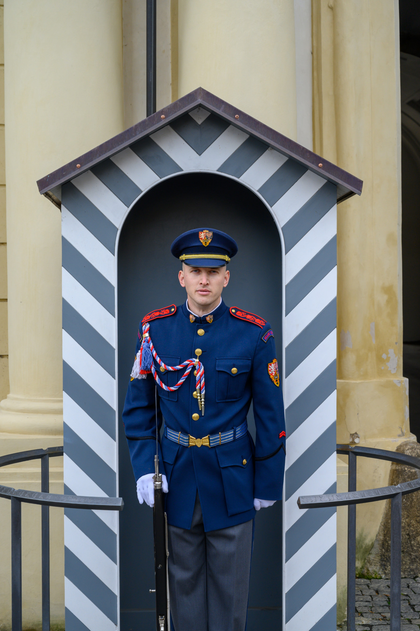 Soldat in der Prager Burg