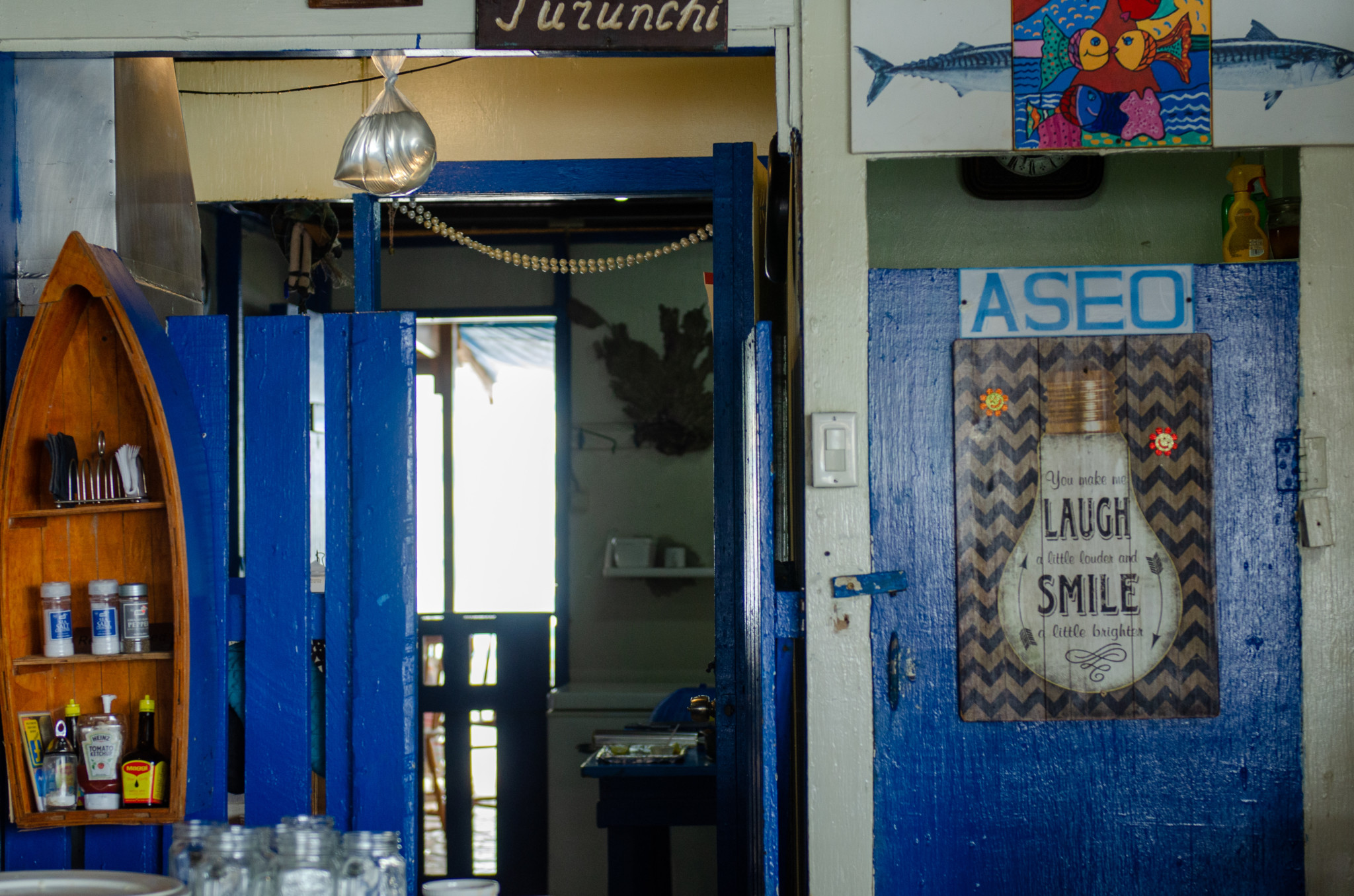 Eingang vom Purunchi Restaurant auf Curacao