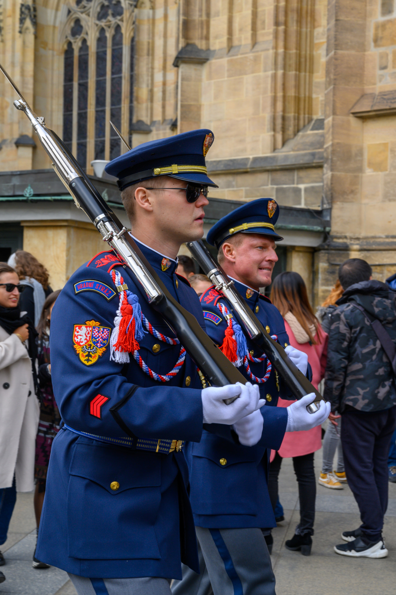 Wachtwechsel in der Prager Burg