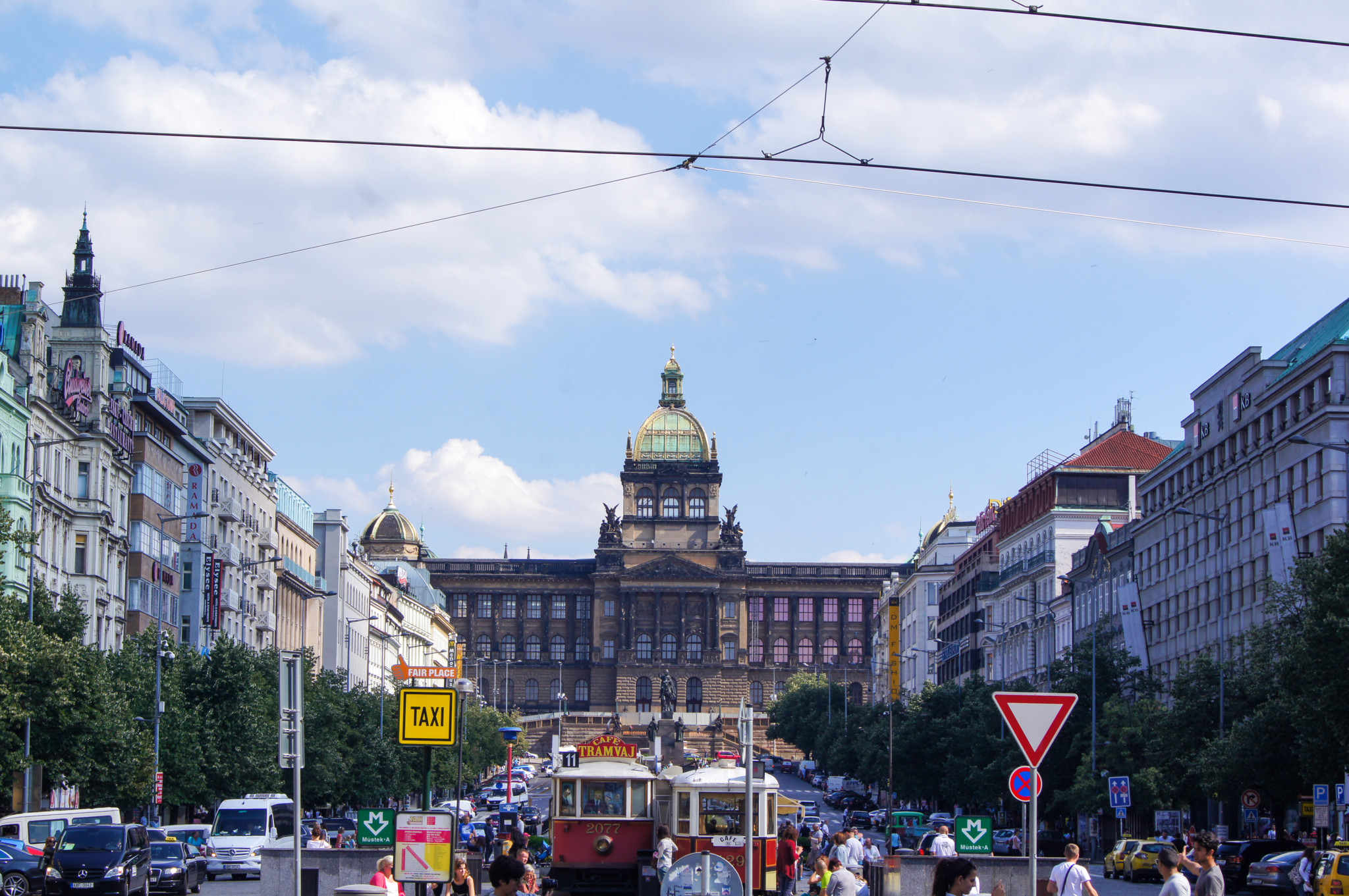 Ausblick vom Wenzelsplatz