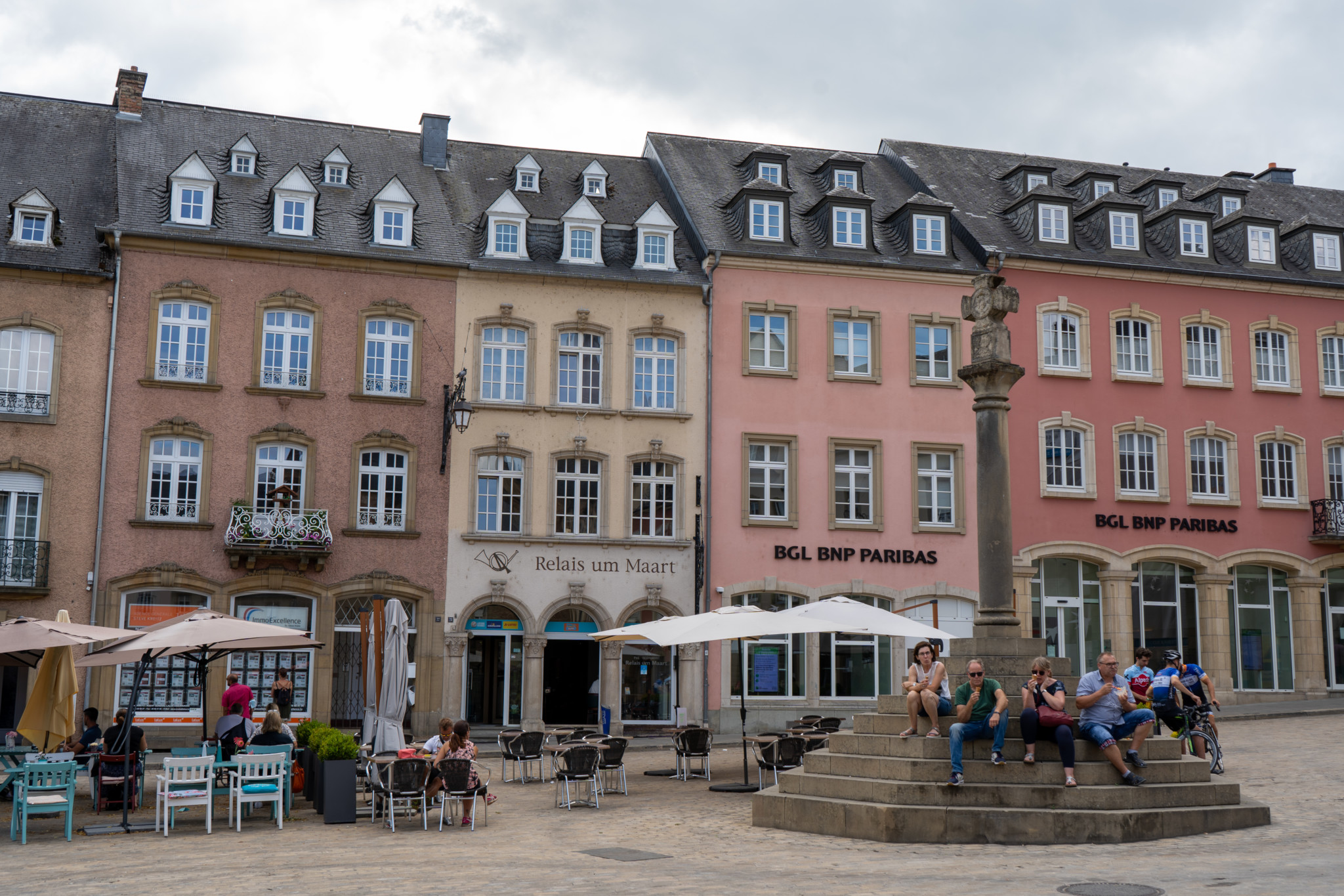Hausfassaden von Echternach
