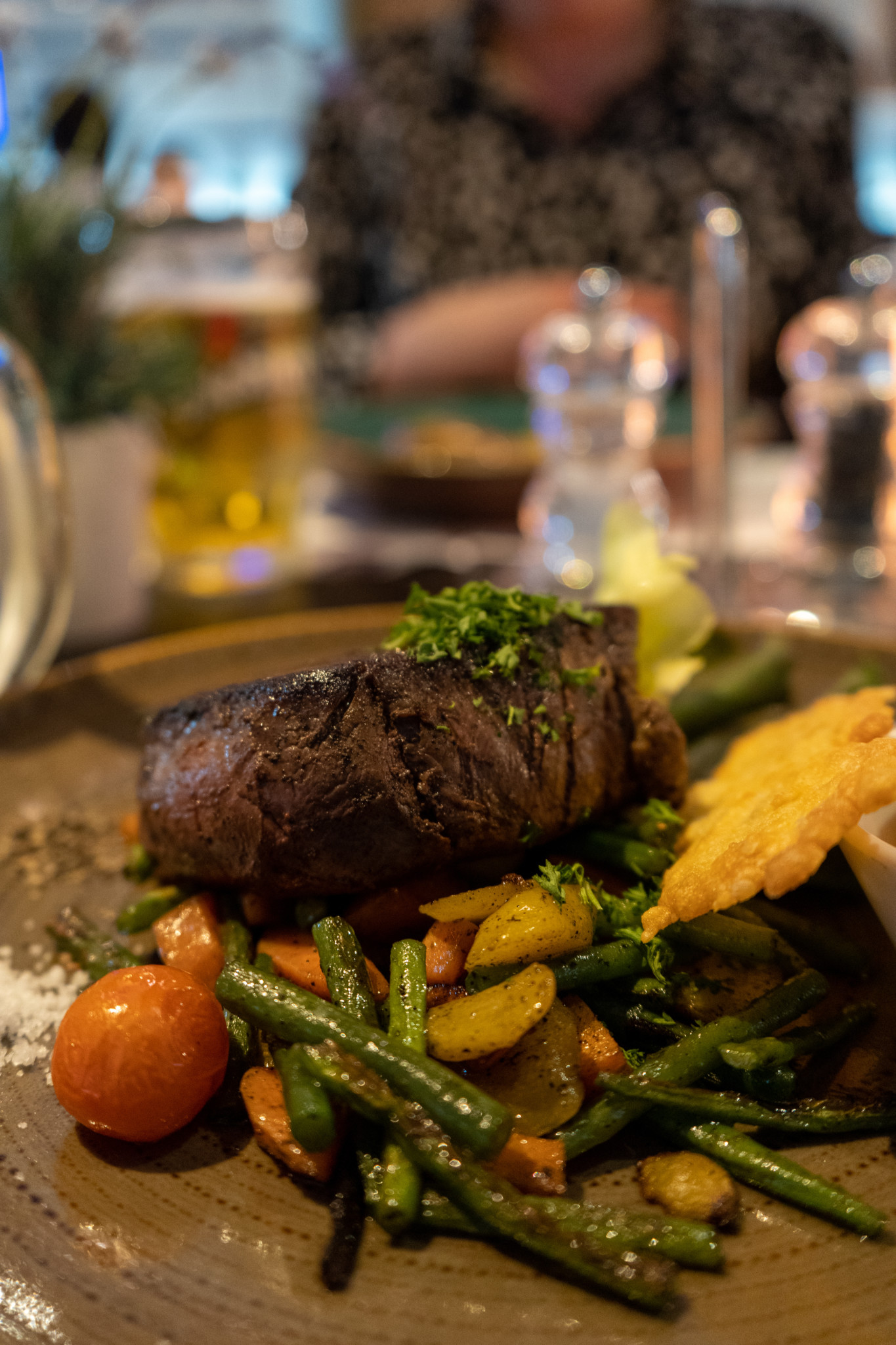 Steak in der Brasserie du Cercle