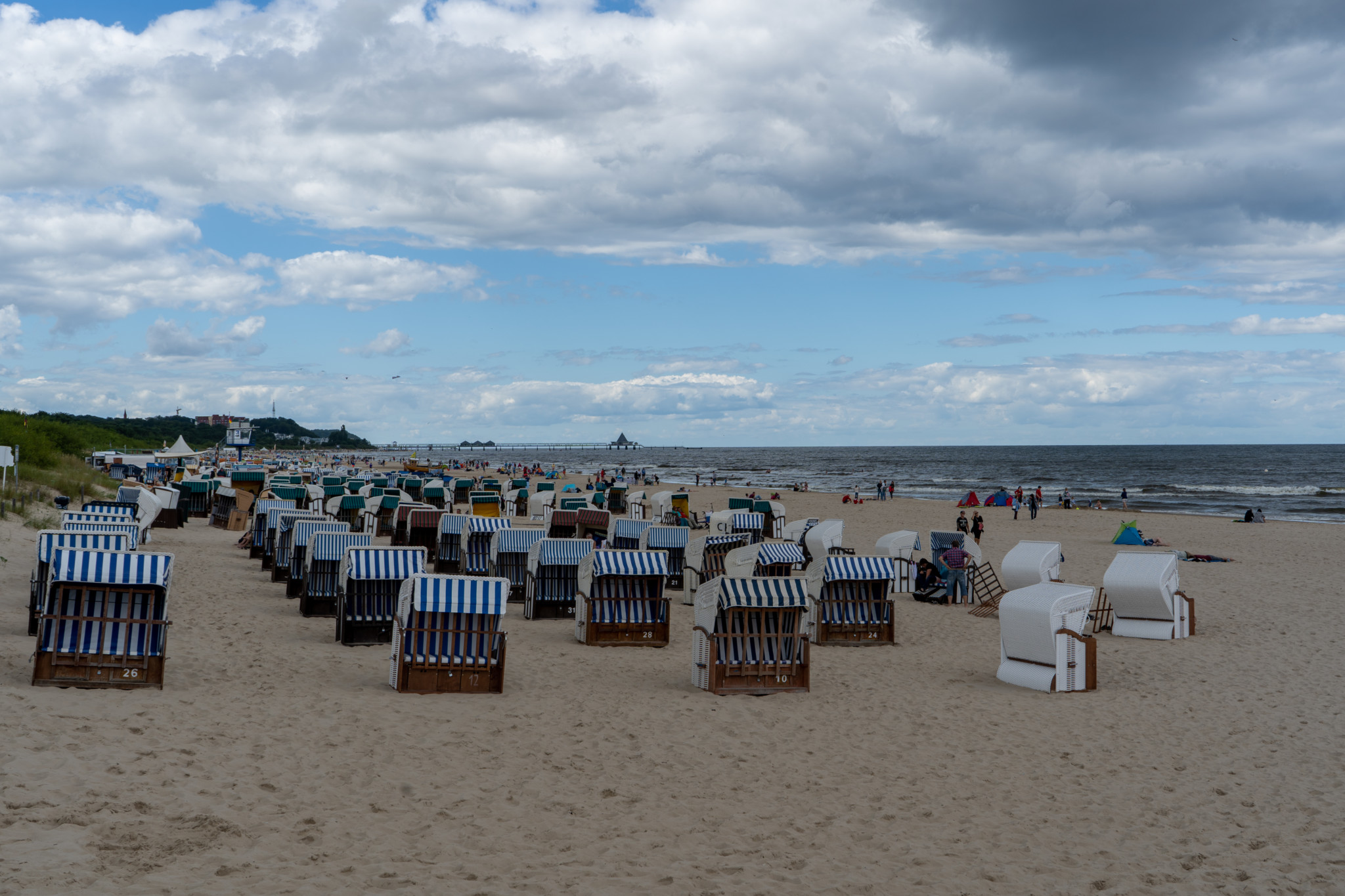 Strand von Heringsdorf auf Usedom