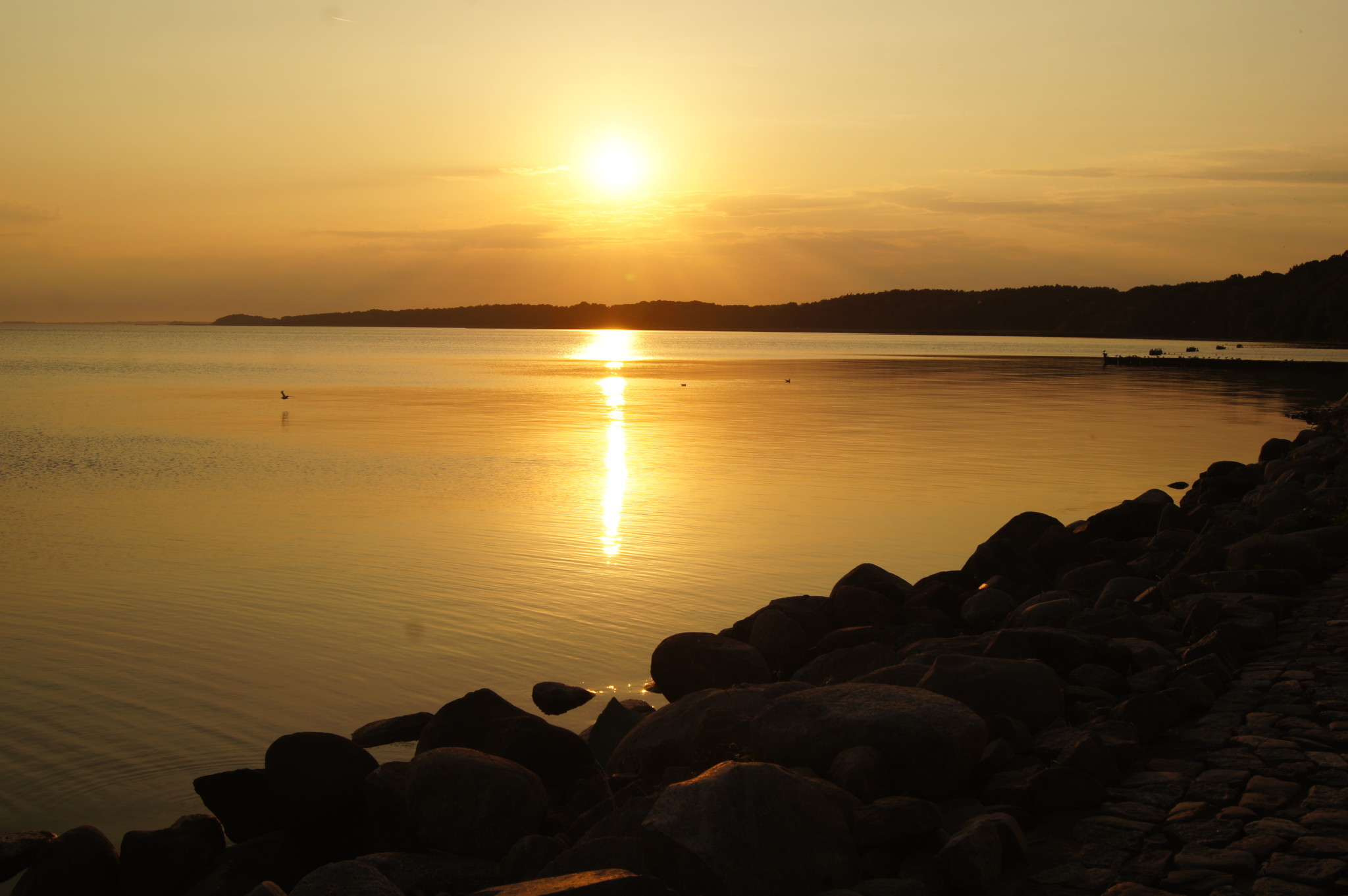 Sonnenuntergang auf Usedom