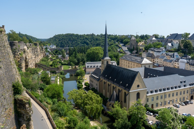 Luxemburg Stadt von oben