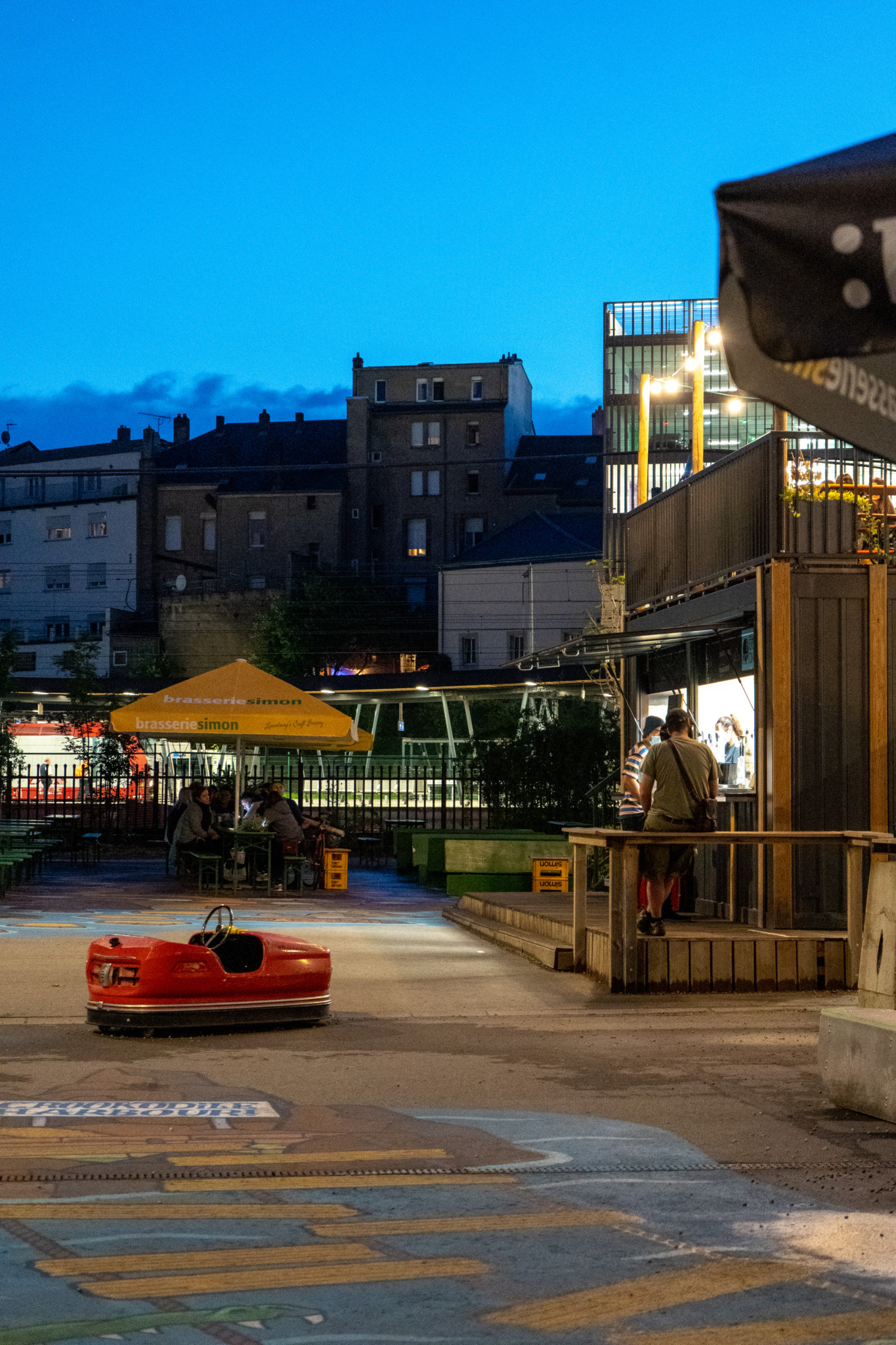 Rotondes Bar in Luxemburg Stadt