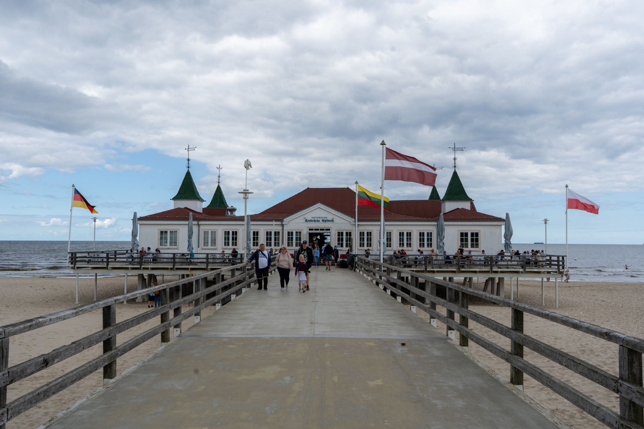 Berühmte Seebrücke in Ahlbeck