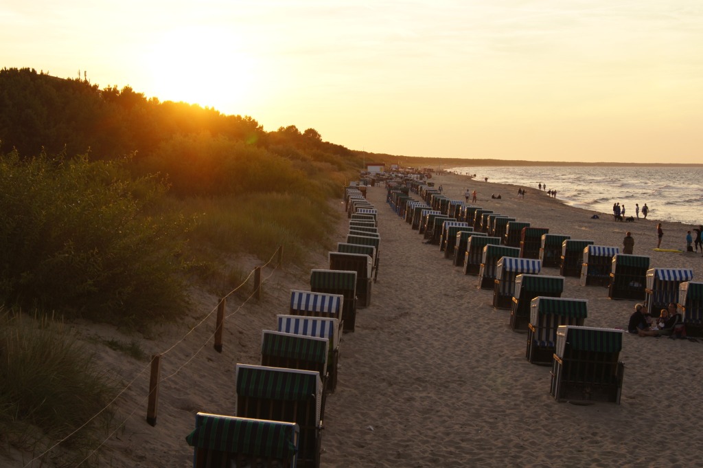 Sonnenuntergang in Zinnowitz