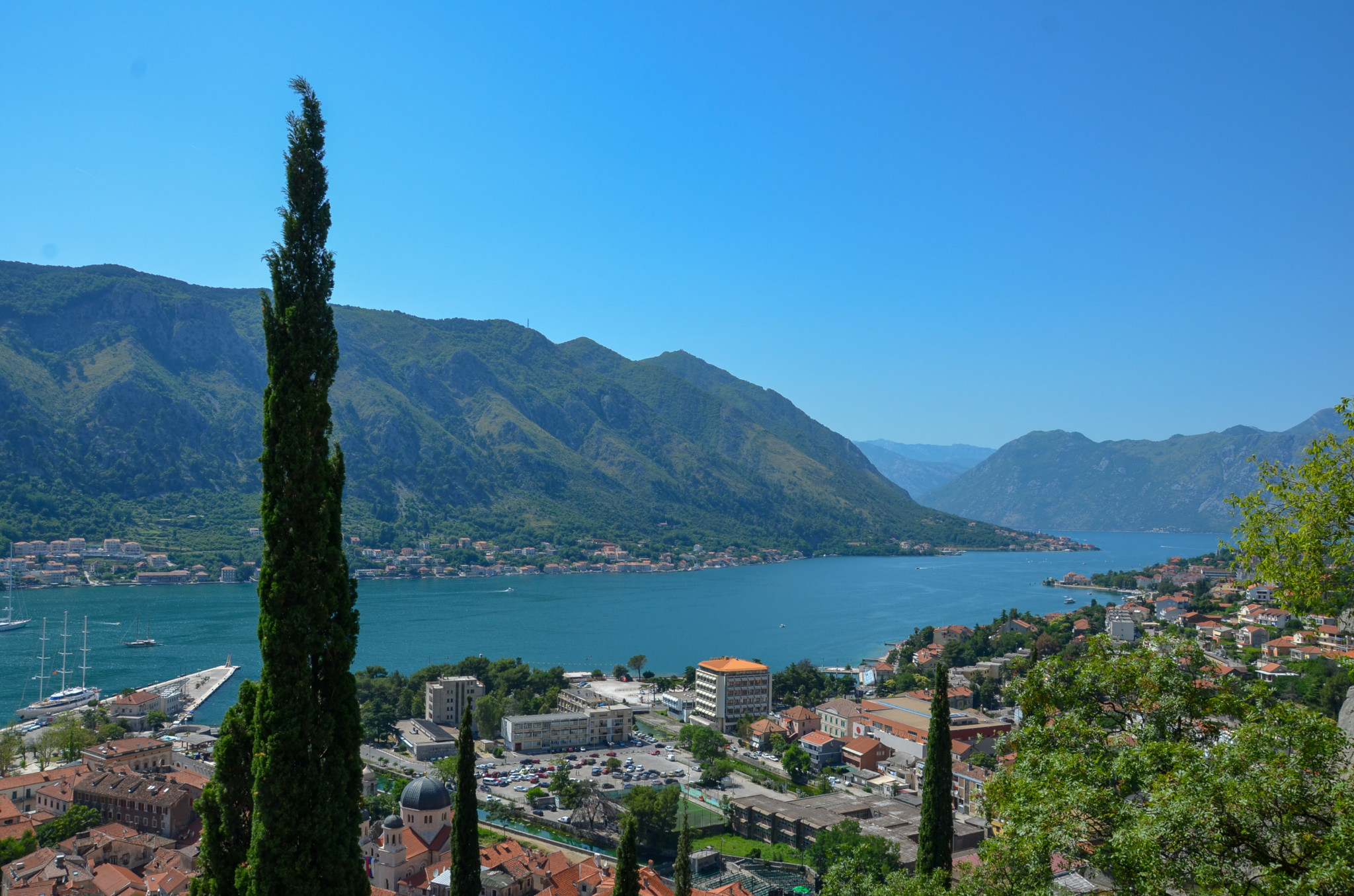 Aussicht auf die Bucht von Kotor