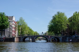 Typische Brücke in Amsterdam
