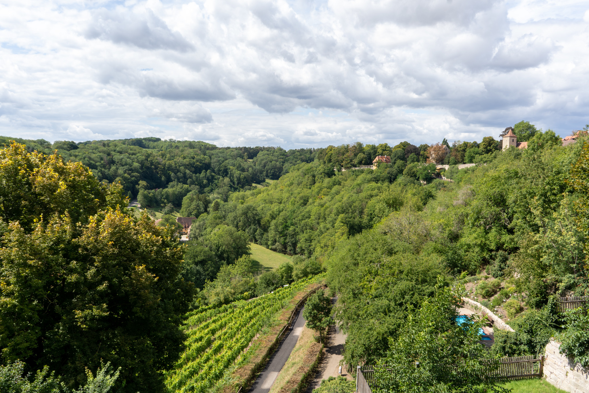 Burggarten in Rothenburg ob der Tauber