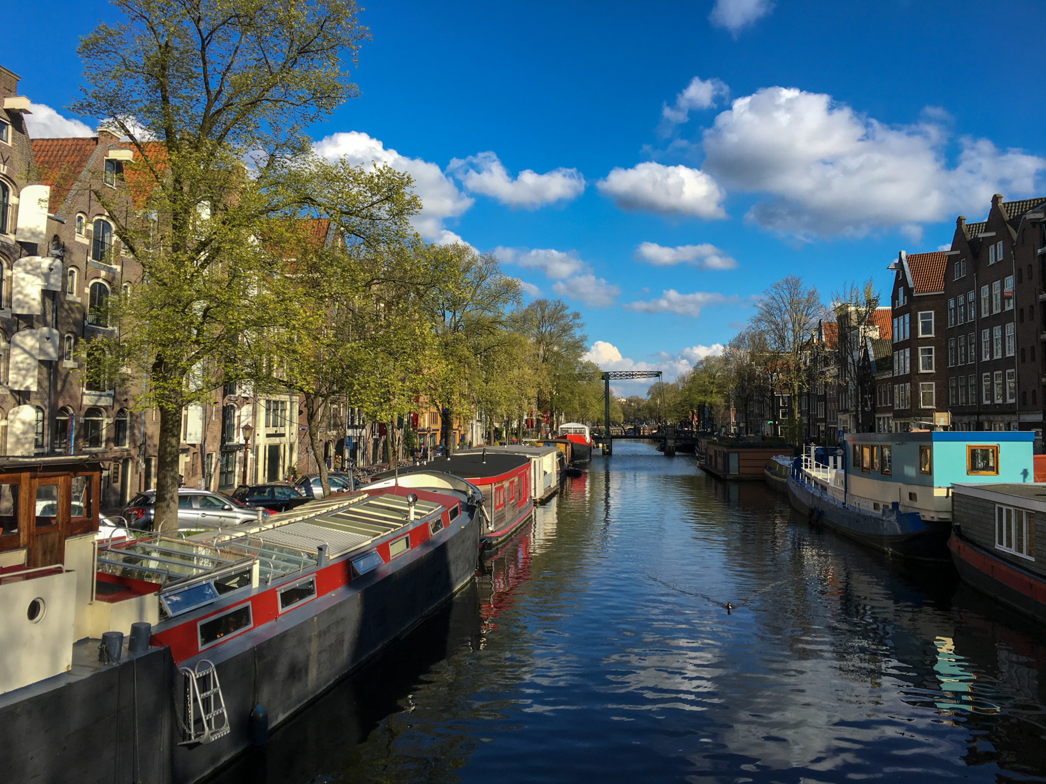 Grachtenblick in Amsterdam