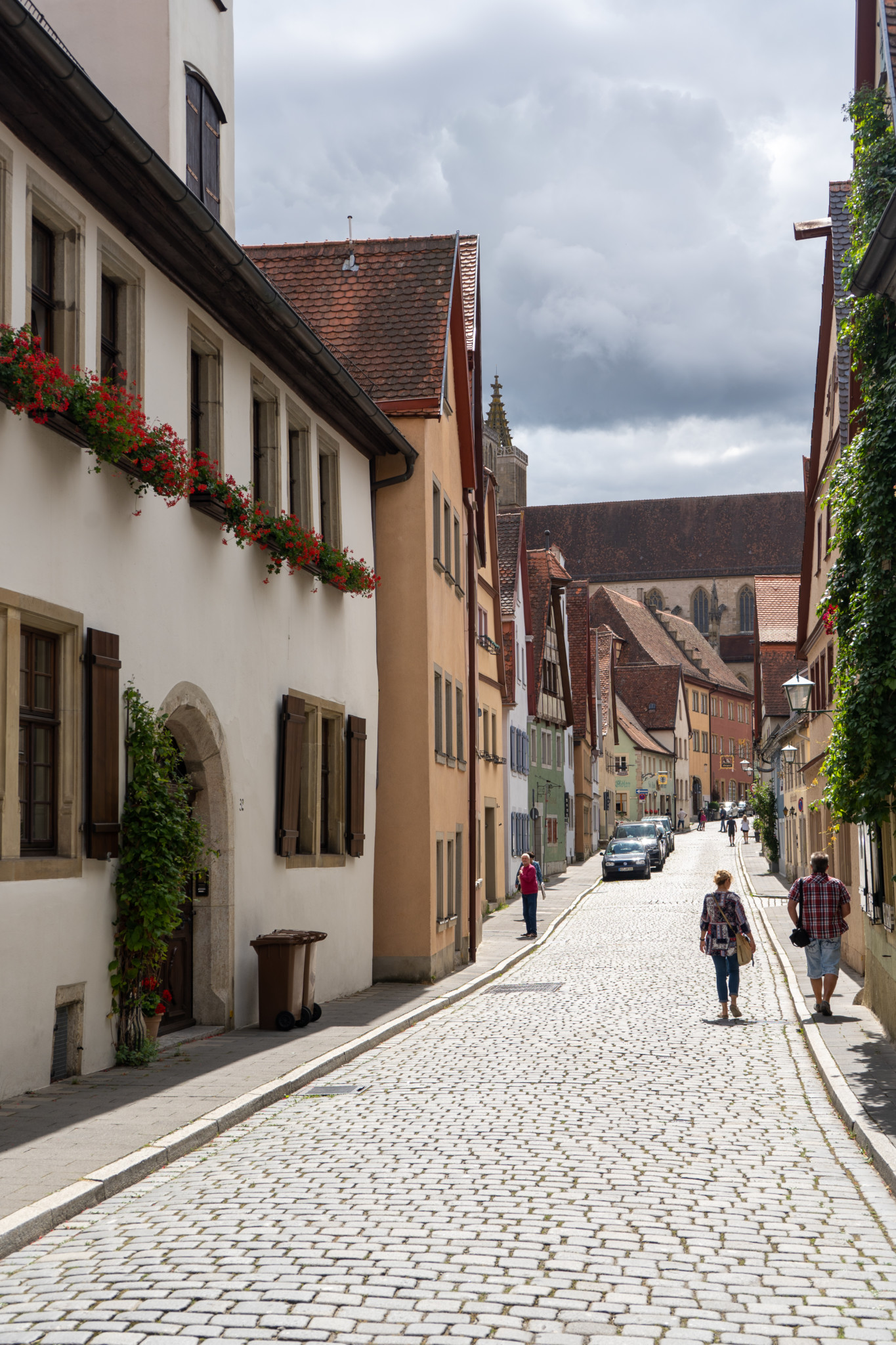 Gassen in Rothenburg ob der Tauber