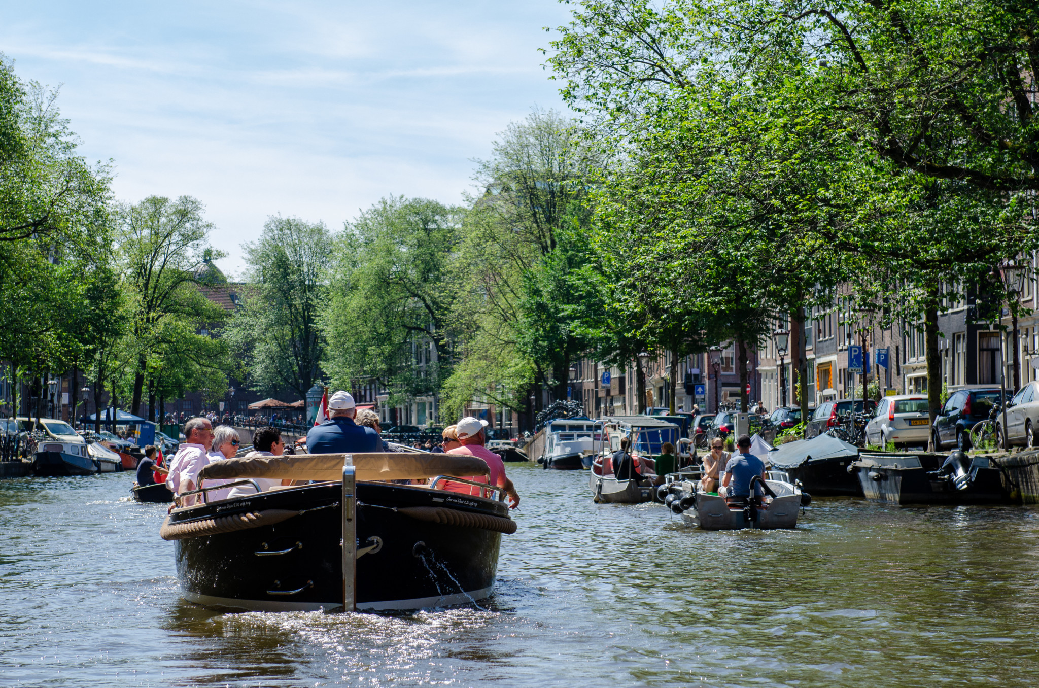Offene Kanalfahrt in Amsterdam