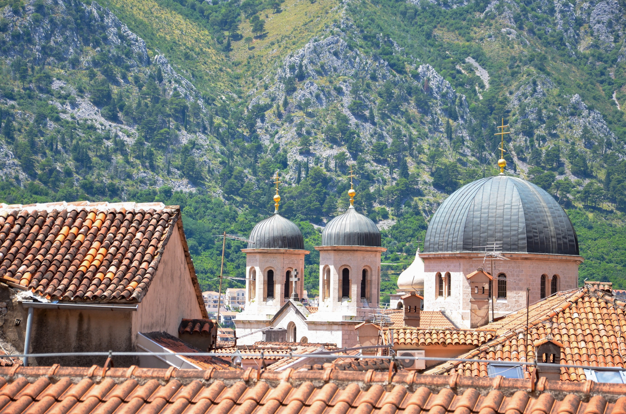 Die Sankt Nikolaus Kirche in der Bucht von Kotor