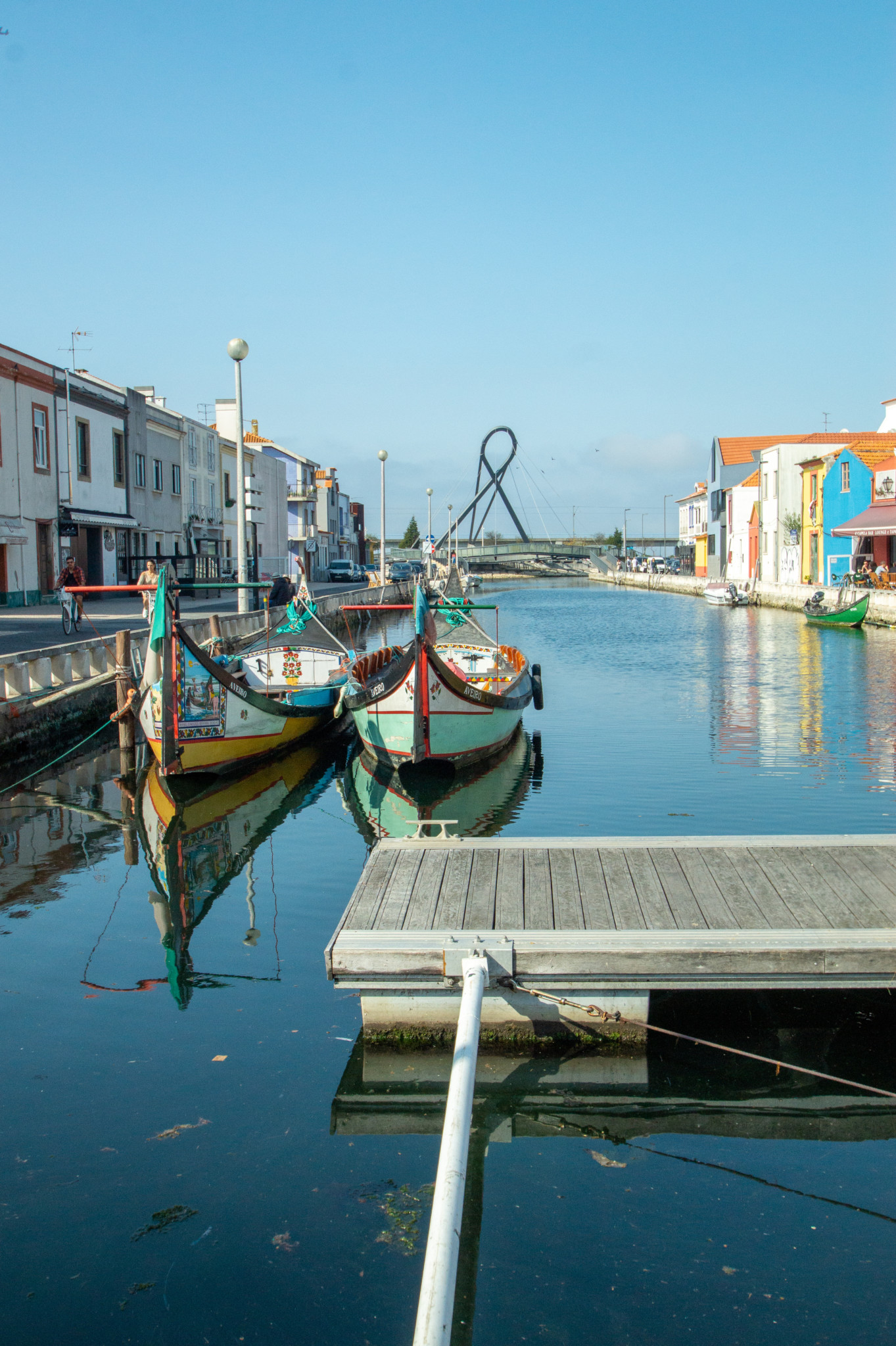 Typische Boote in Aveiro