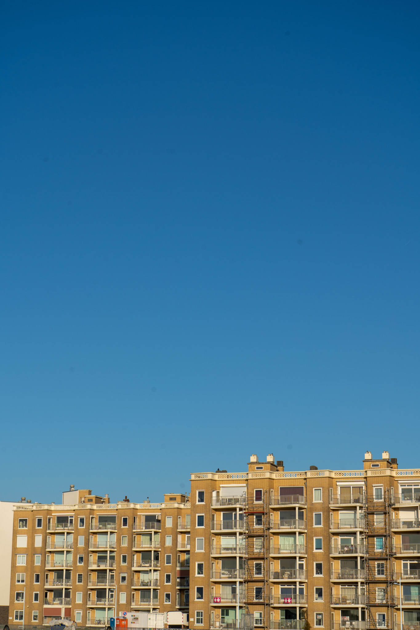 Bausünden am Scheveningen Strand