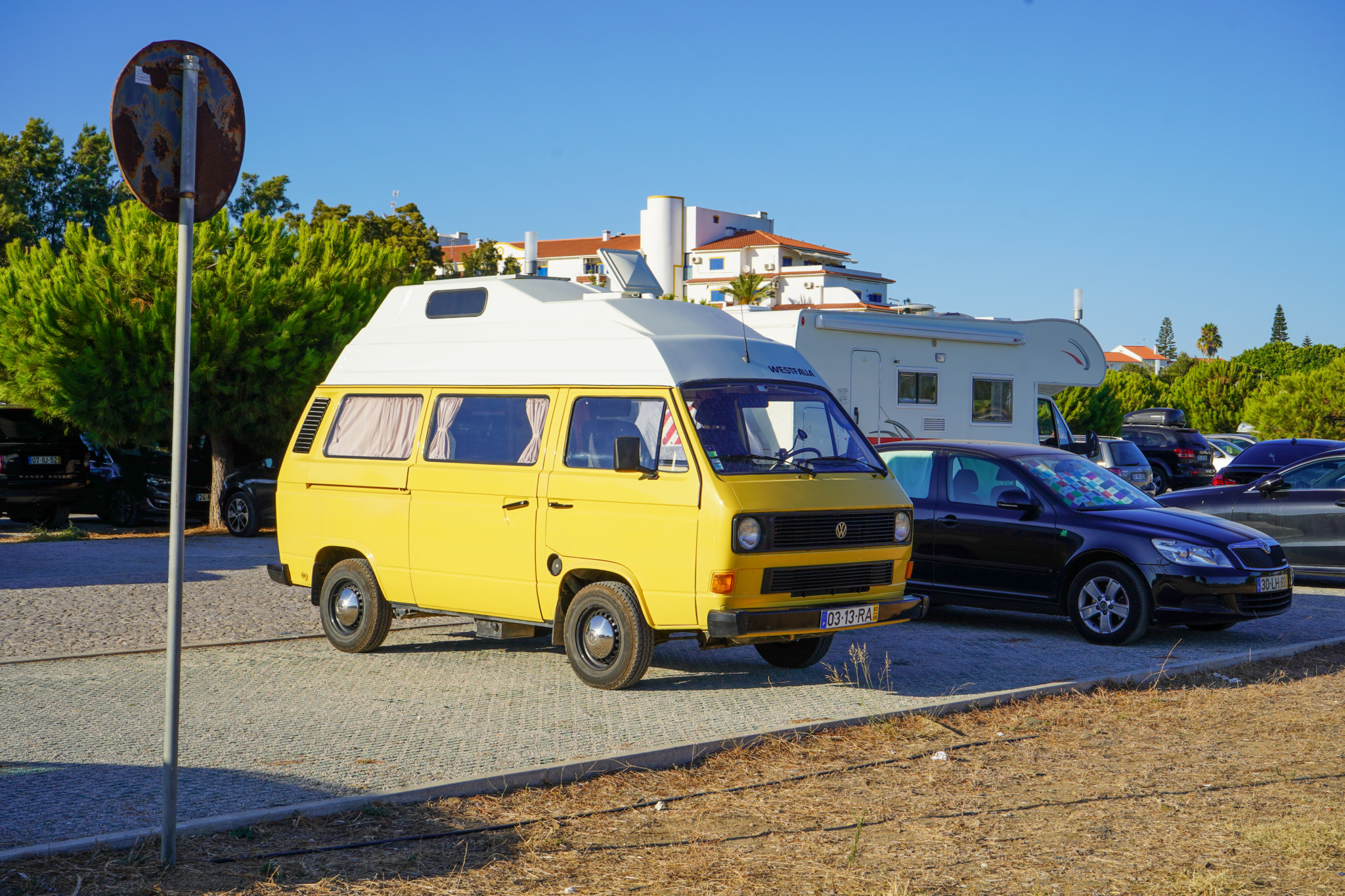 Parken geht in Portugal super einfach