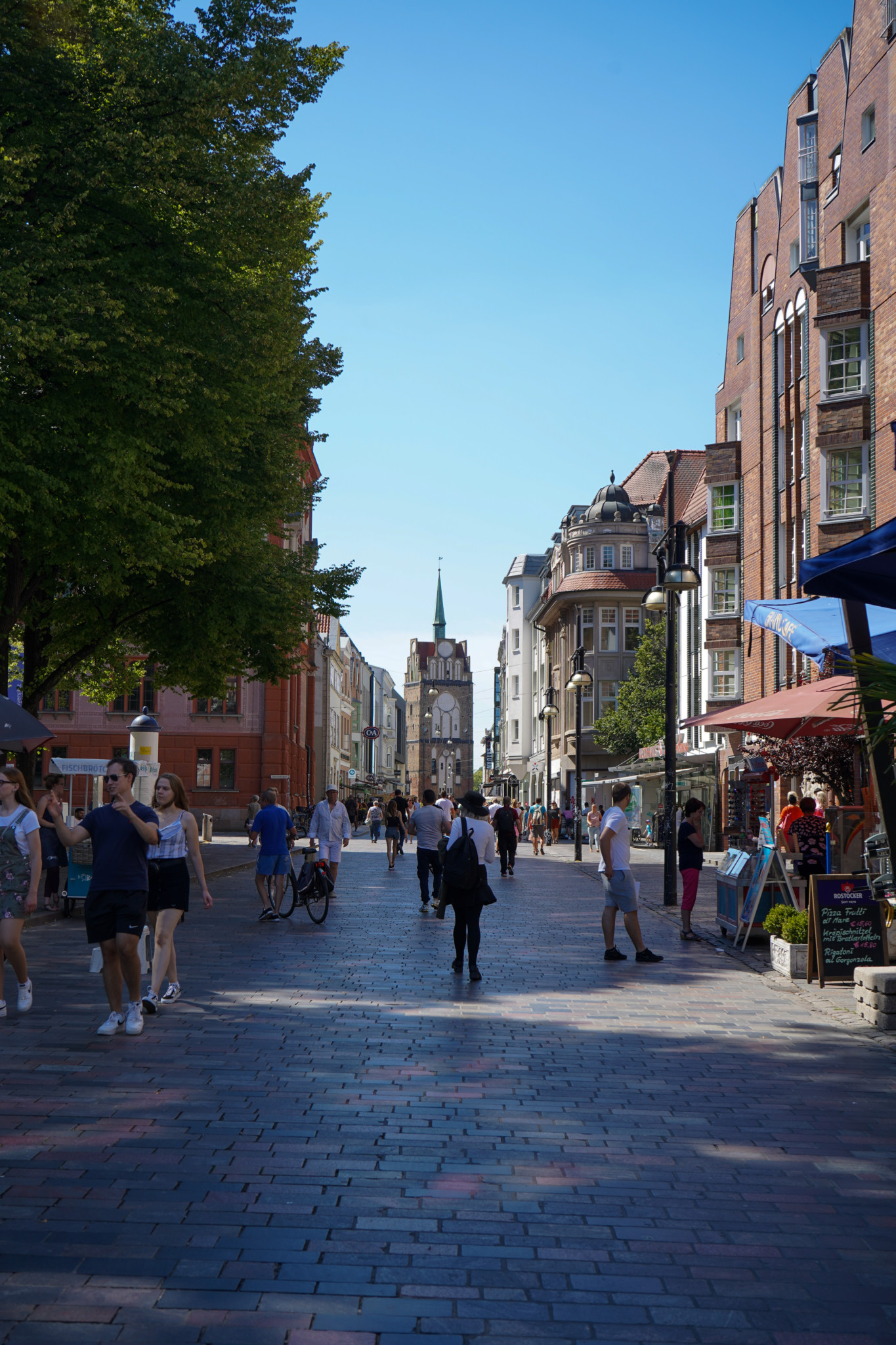 Kröpeliner Straße als wichtige Sehenswürdigkeit in Rostock