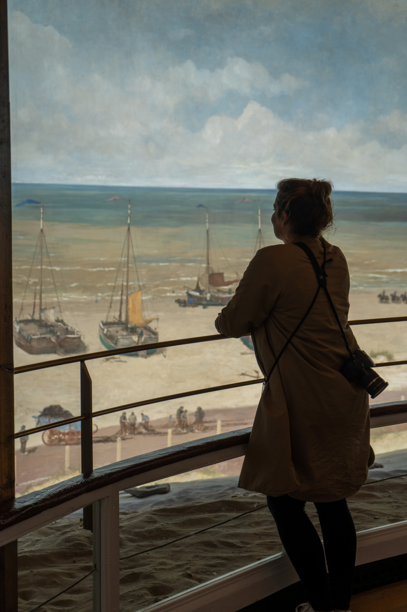 Ausblick auf Scheveningen vom Mesdag Panorama