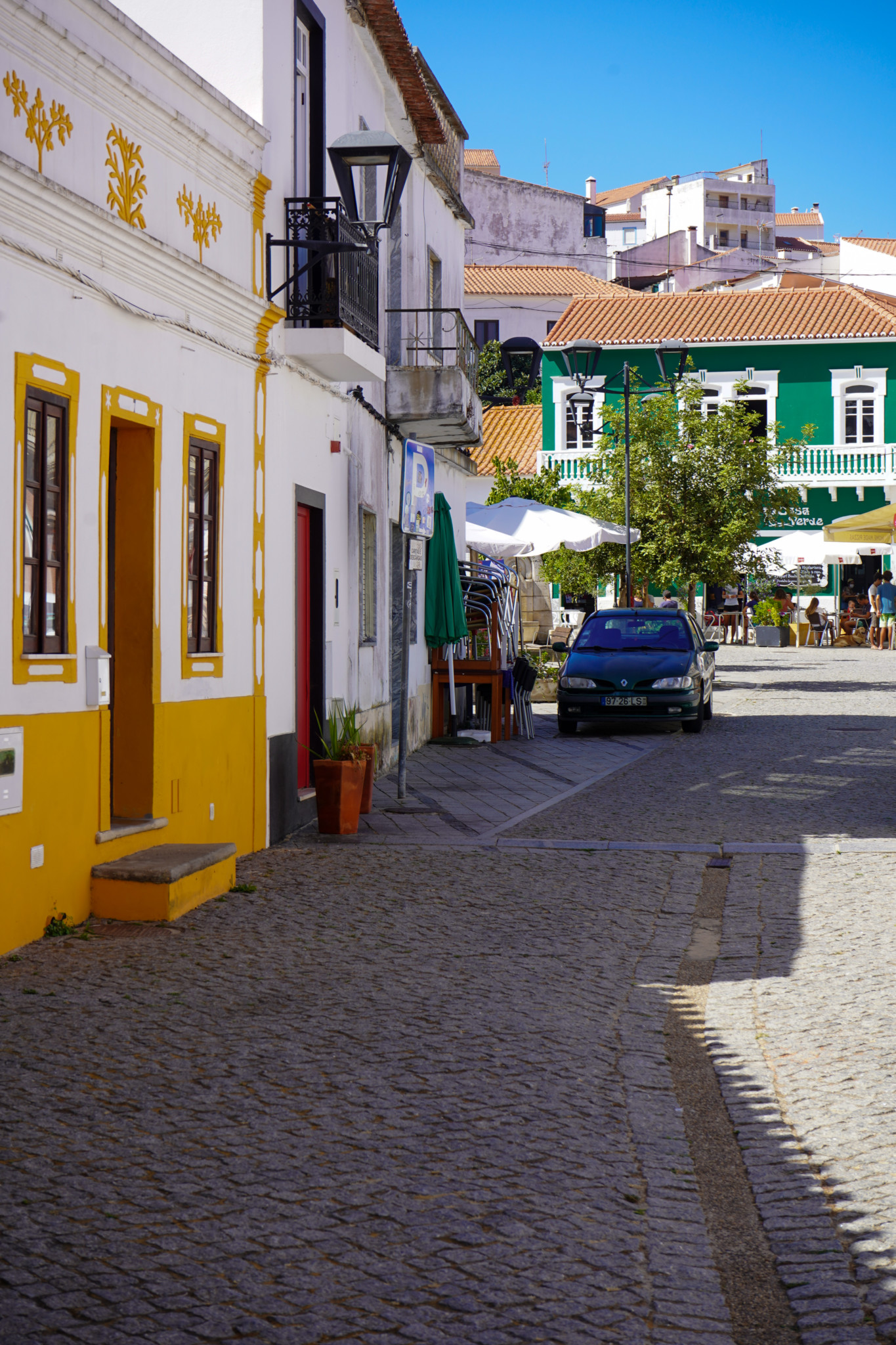 Innenstadt von Odeceixe an der Algarve-Küste