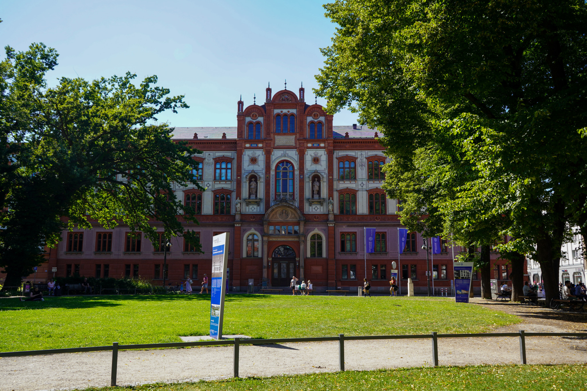 Universitätsplatz in Rostock