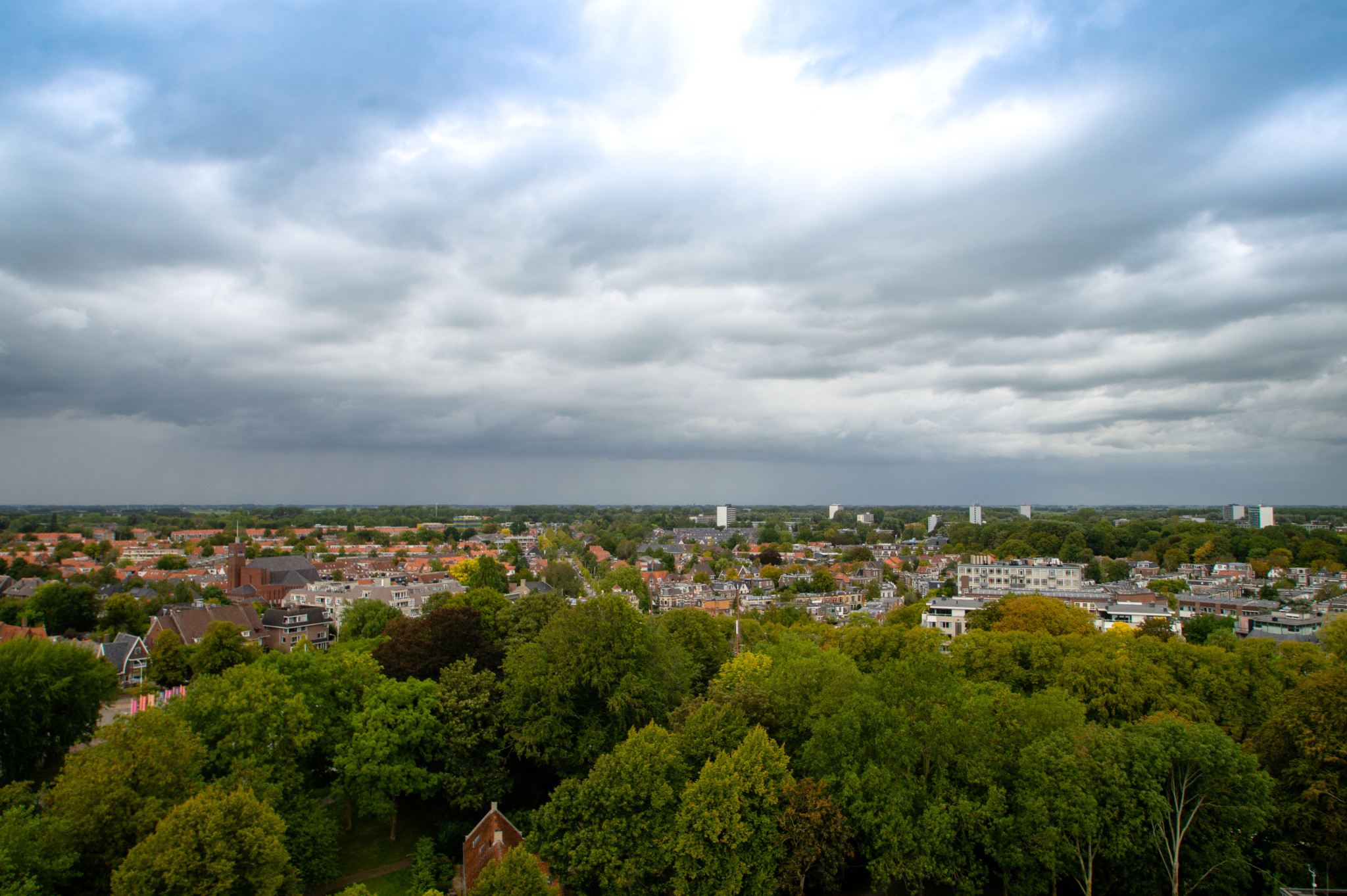 Ausblick über die Landschaft rund um Leeuwarden