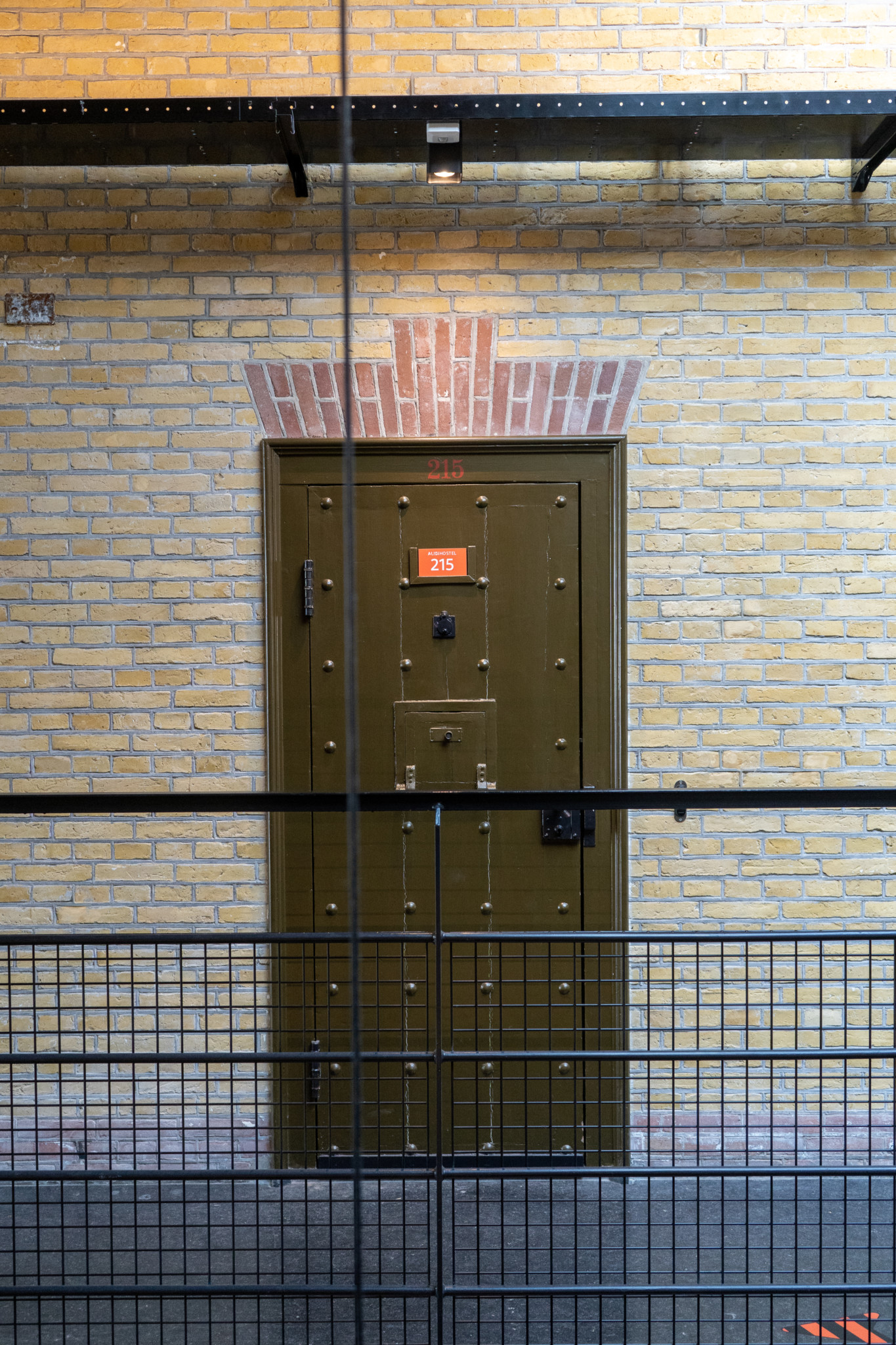 Tür zu den Zellen in Leeuwarden