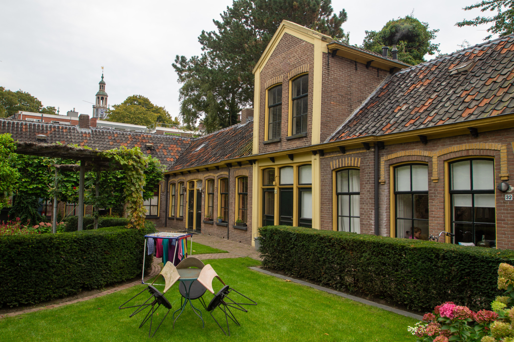 Hübscher Innenhof in den Niederlanden
