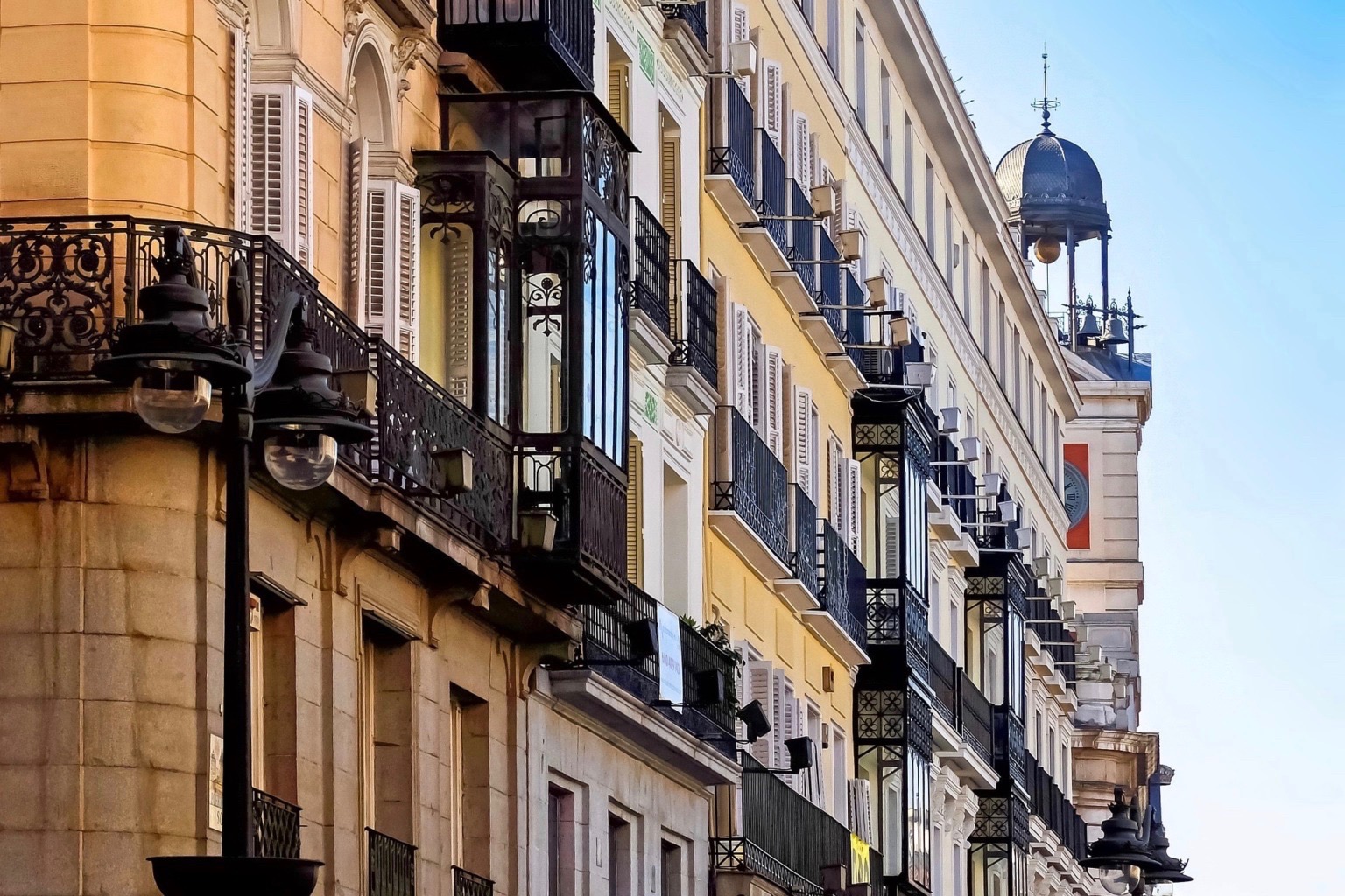Hübsche Fassaden in Madrid
