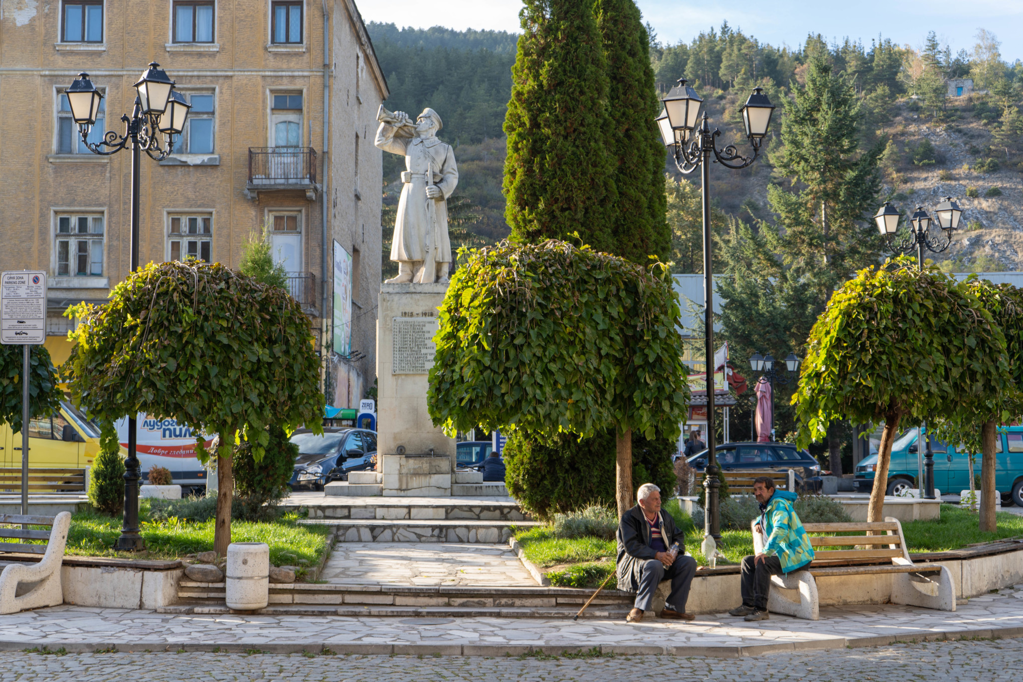 Ein Denkmal in der Hauptstadt Sofia