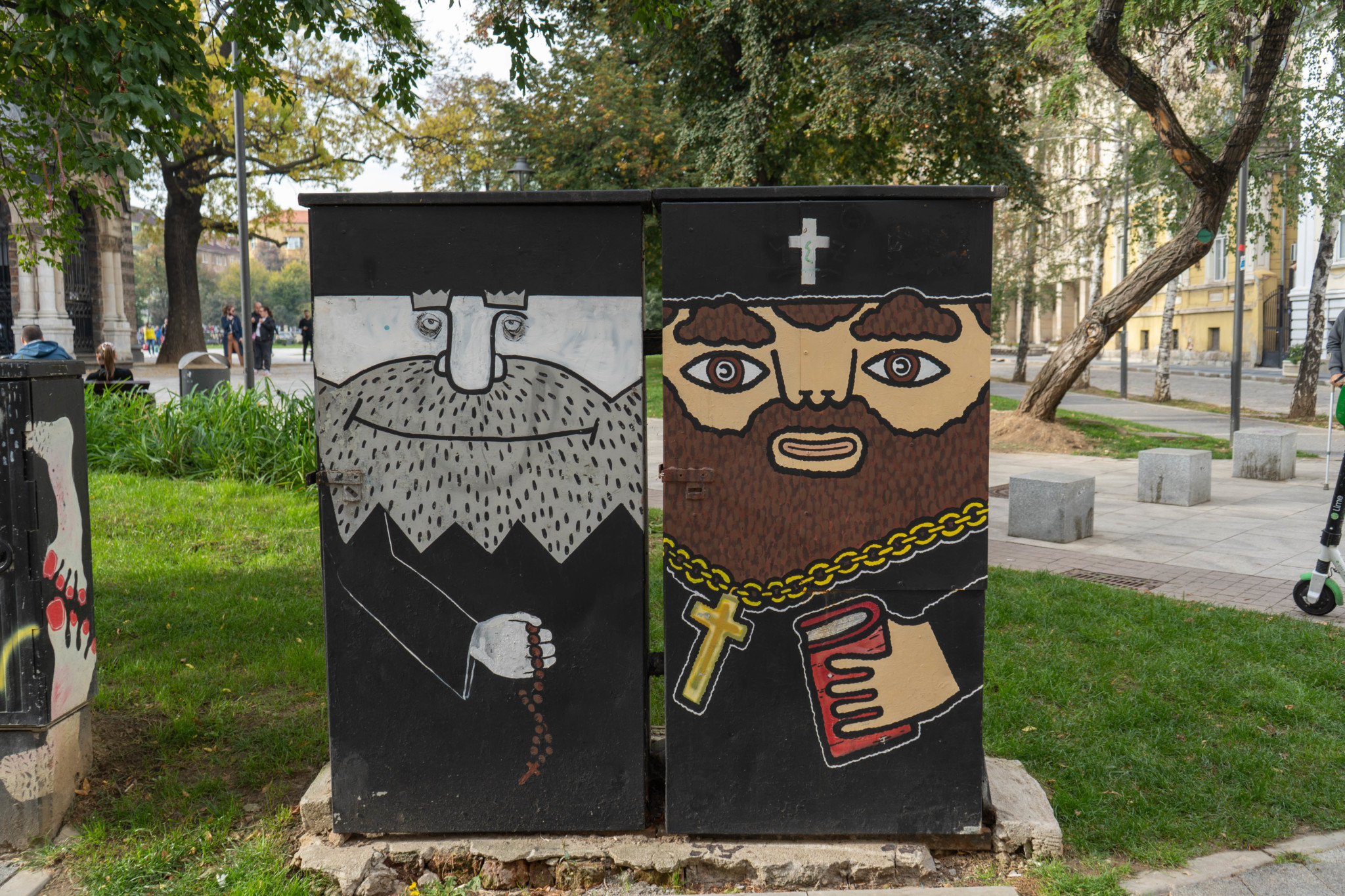 Berühmte Streetart in Sofia