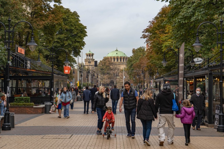 Sofias berühmter Vitosha Boulevard